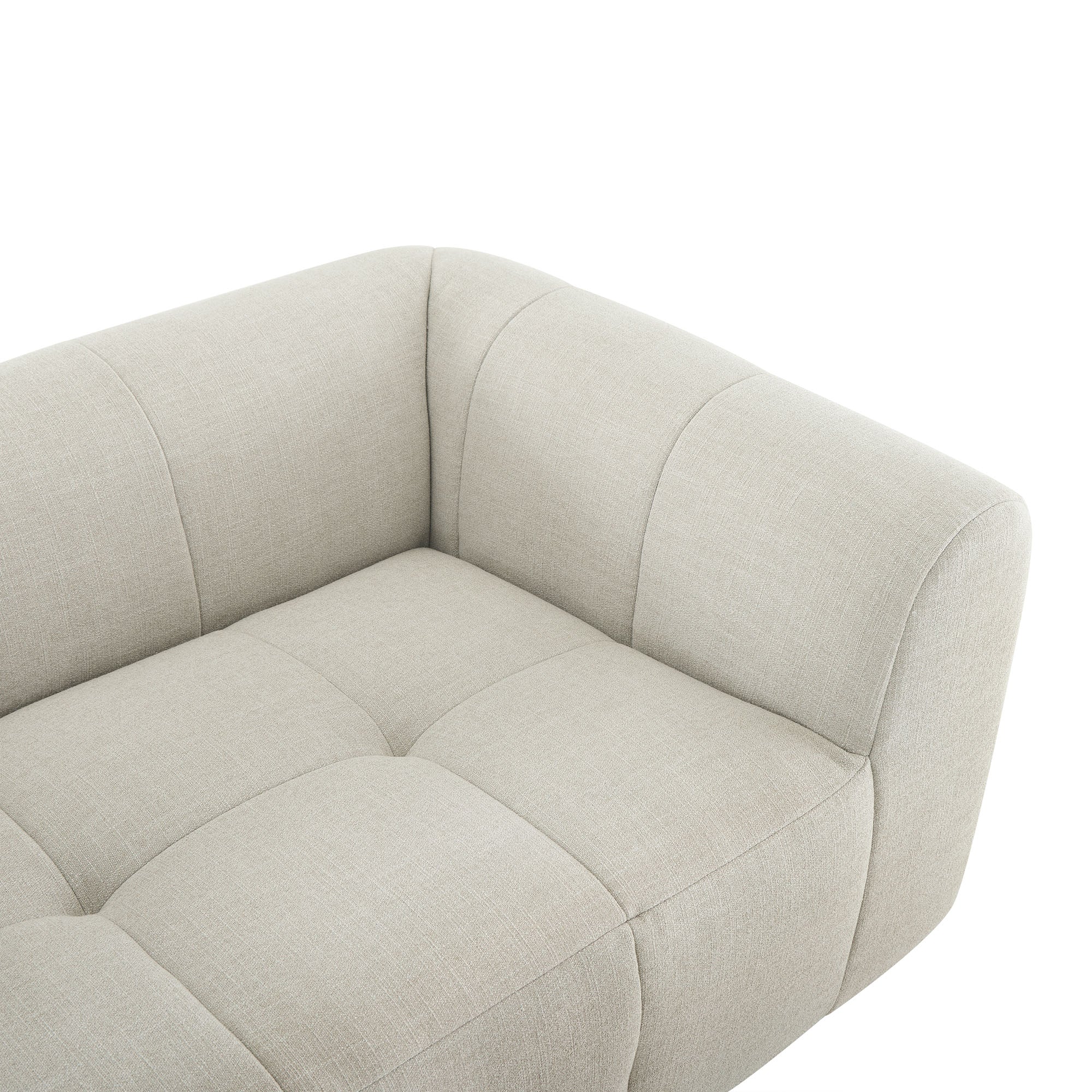 Liana Upholstered Fabric Loveseat