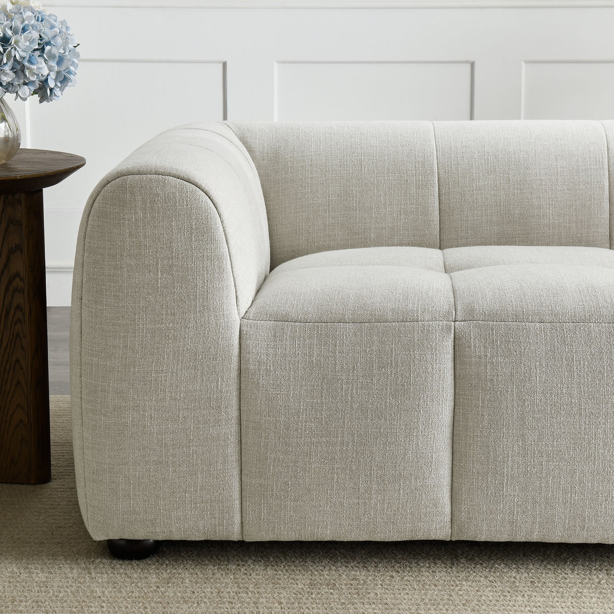 Liana Upholstered Fabric Loveseat