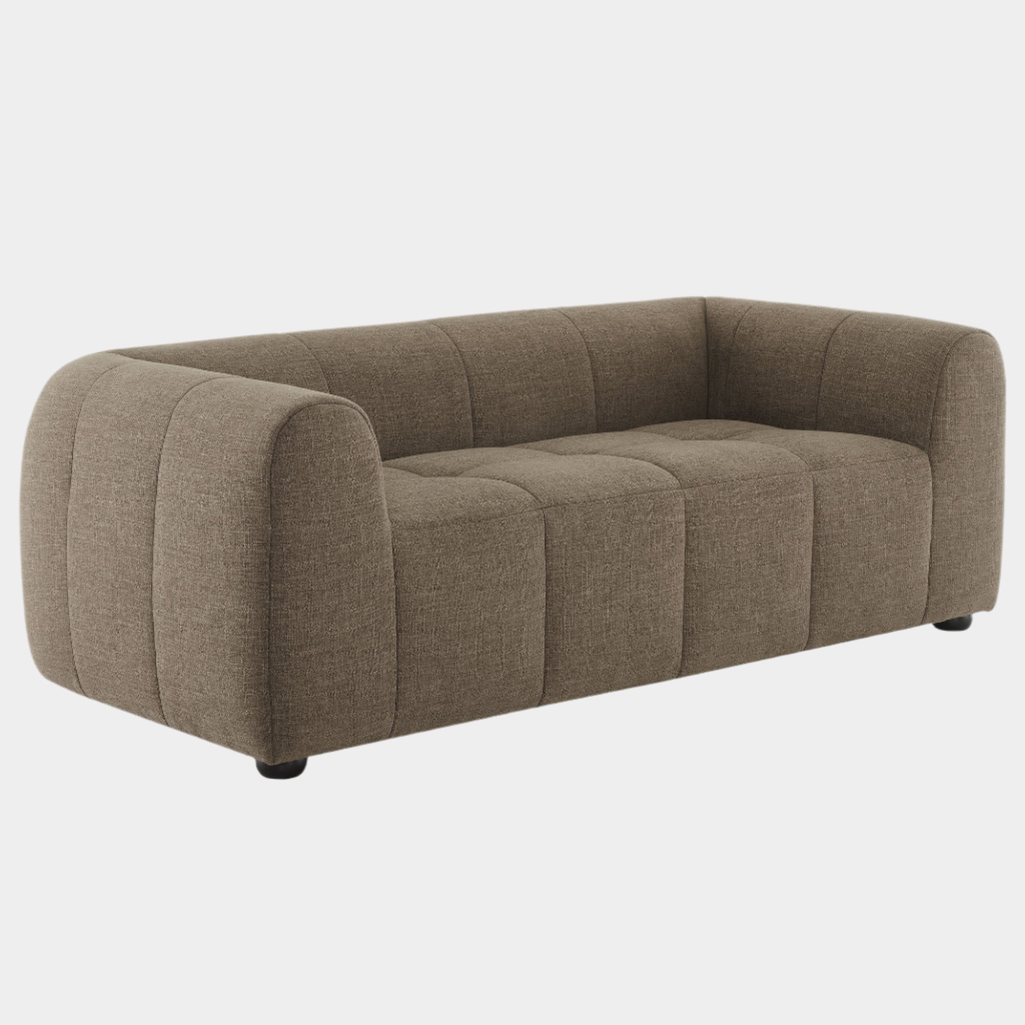 Liana Upholstered Fabric Loveseat