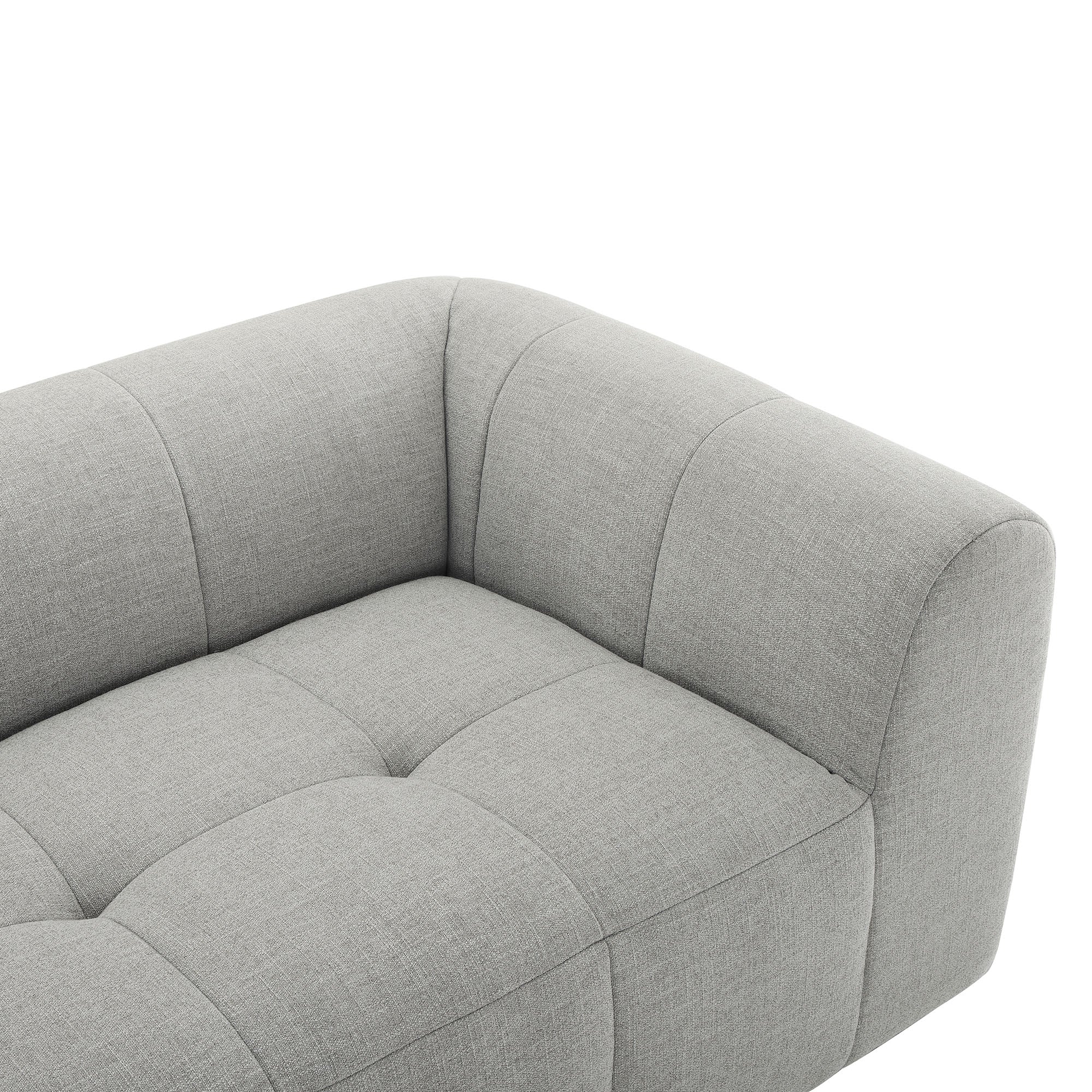 Liana Upholstered Fabric Loveseat