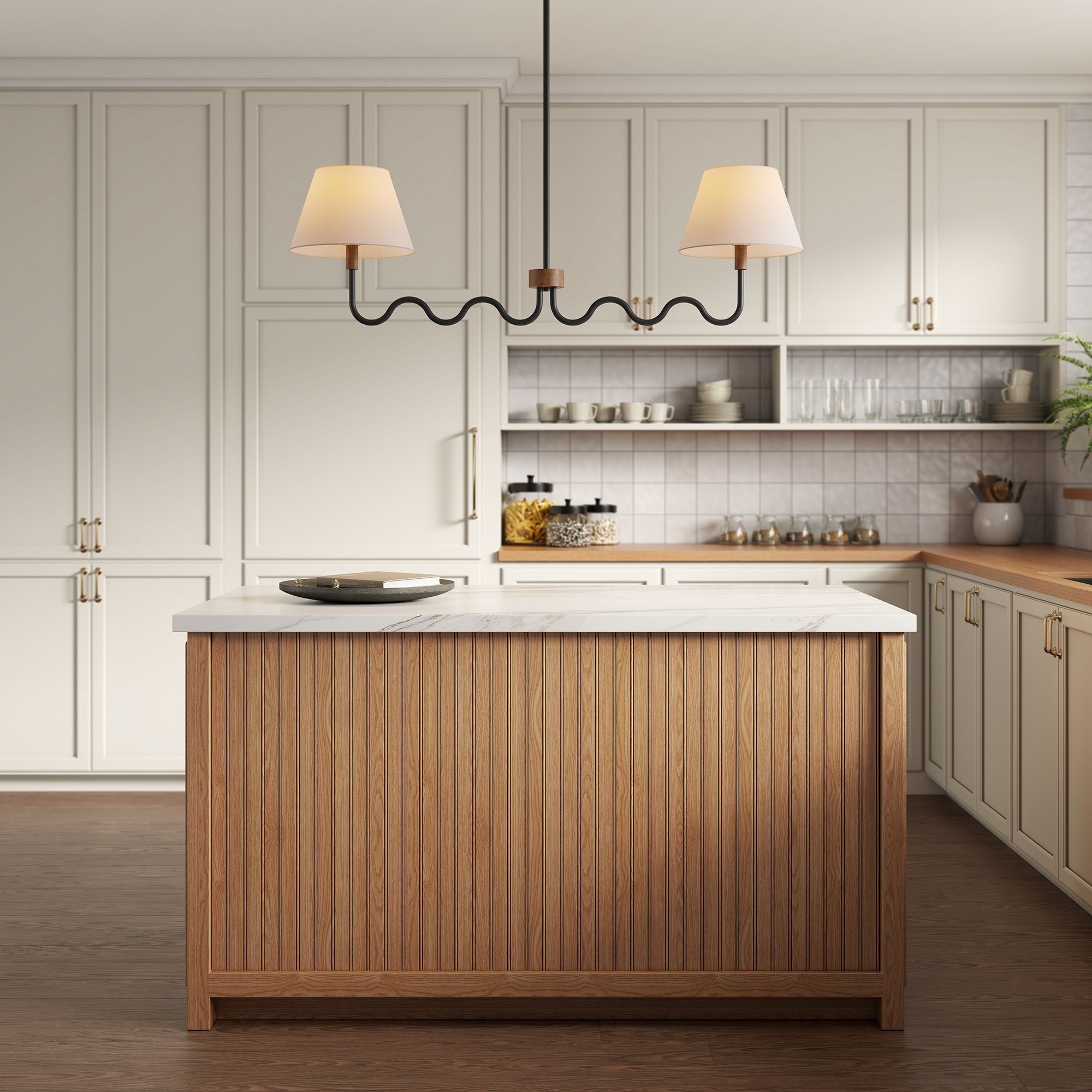 Lampe suspendue à 2 bras Sunlit Squiggle