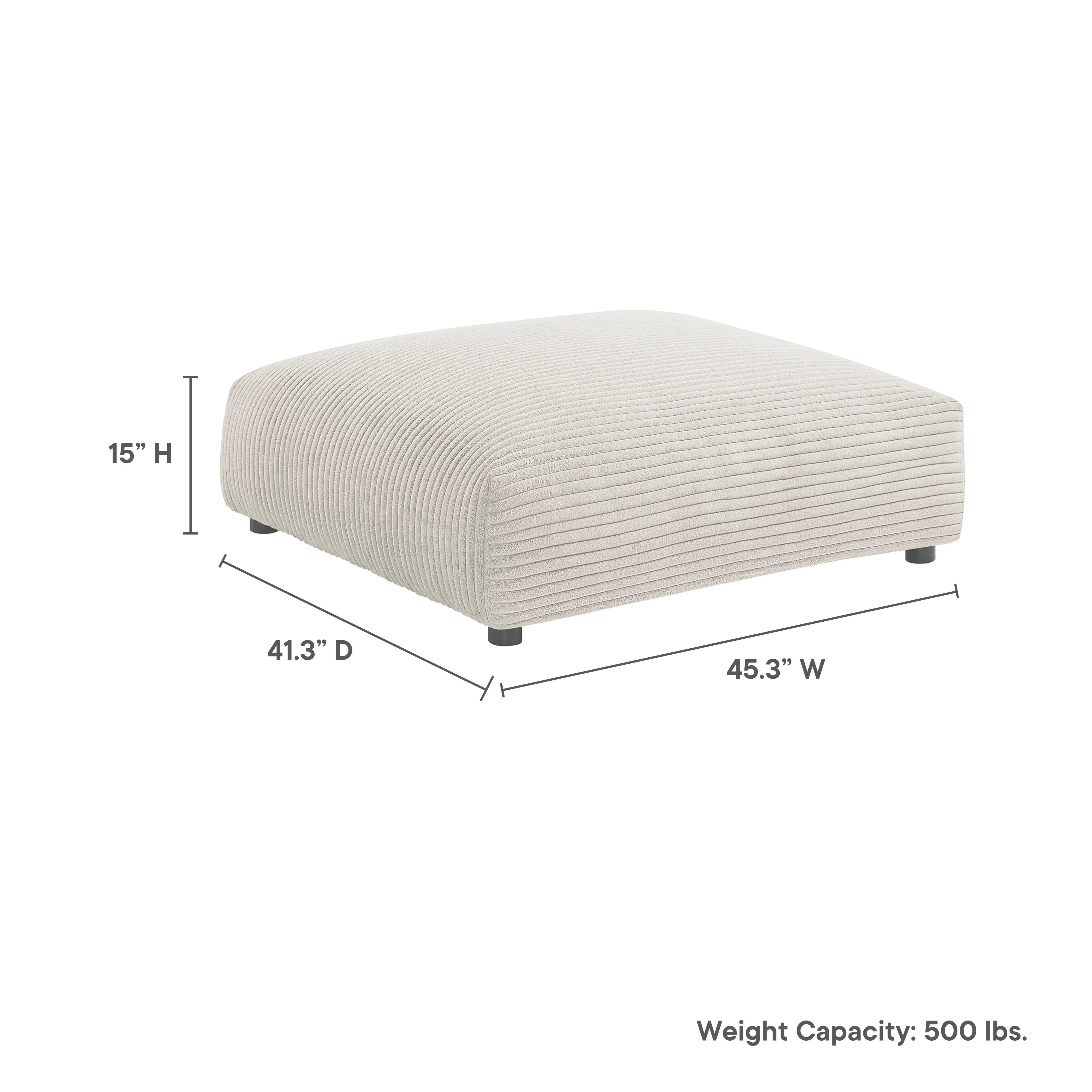 Chaise sans accoudoirs rembourrée en duvet Commix