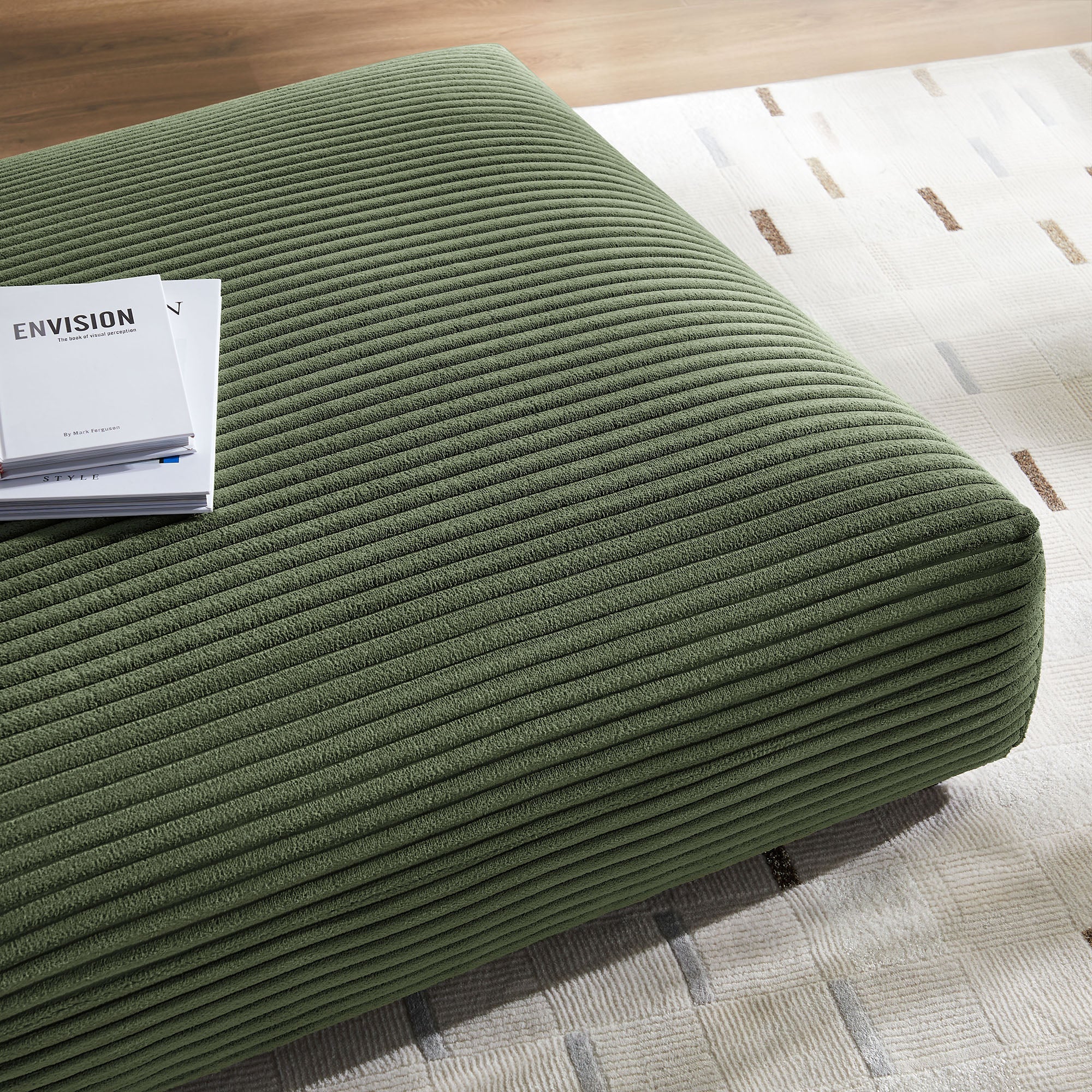 Chaise sans accoudoirs rembourrée en duvet Commix