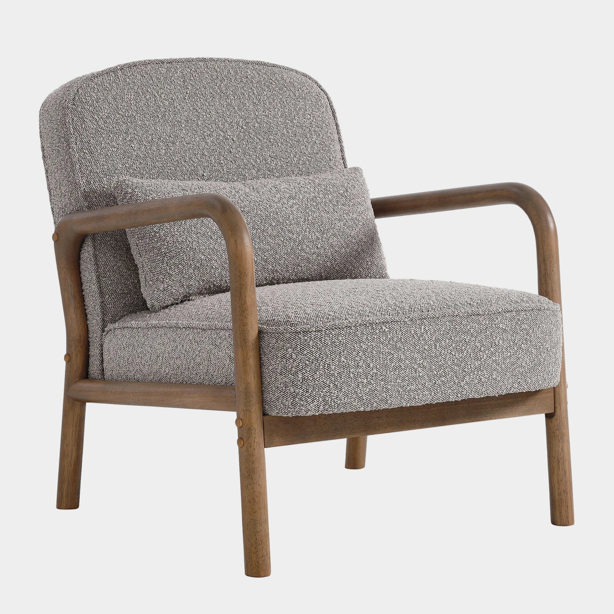 Fauteuil rembourré Charlie Boucle