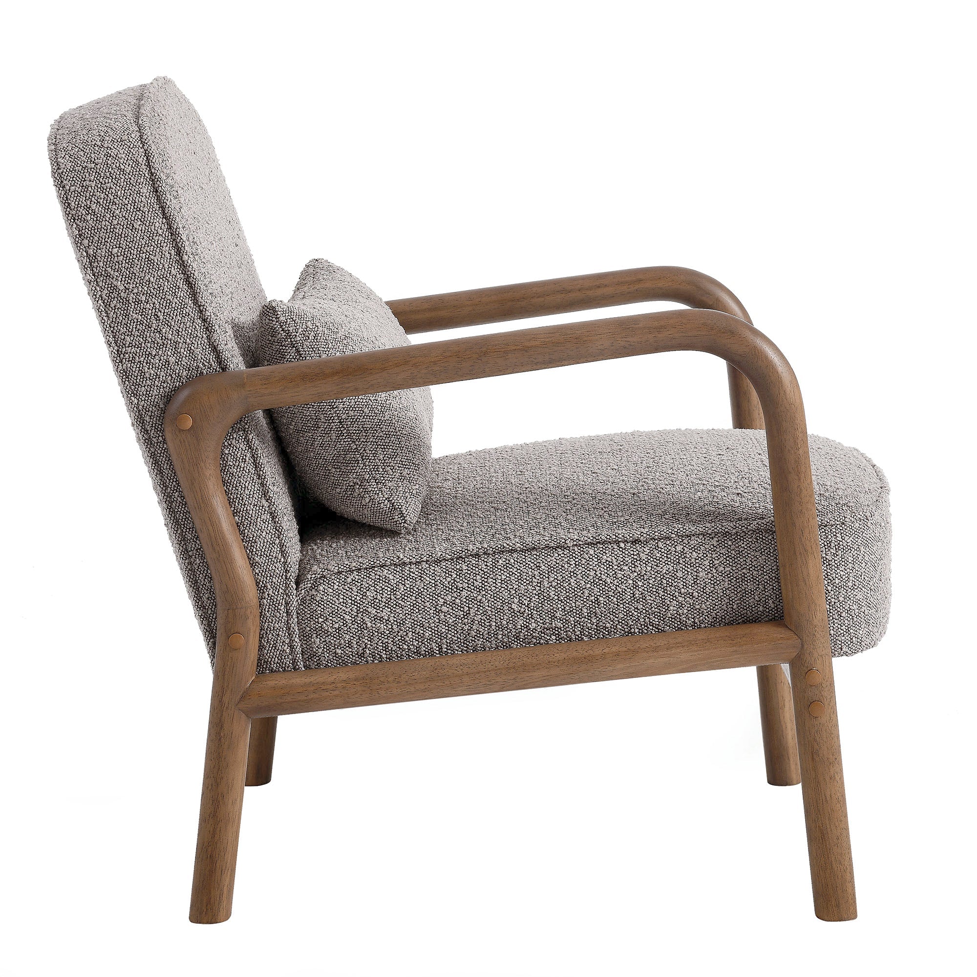 Fauteuil rembourré Charlie Boucle