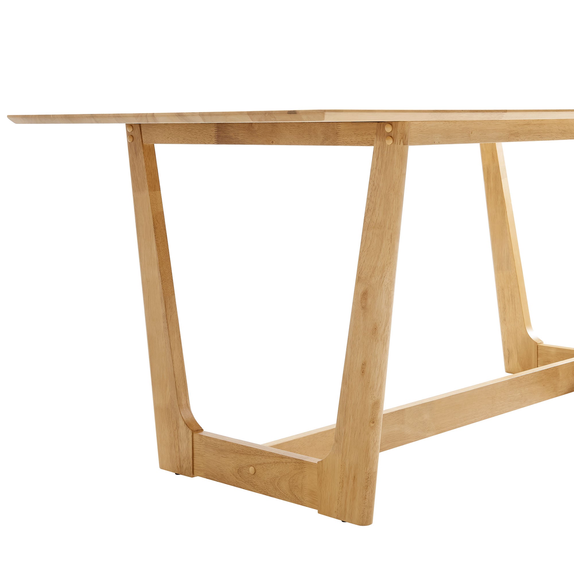 Table à manger rectangulaire en bois Solara de 71 po