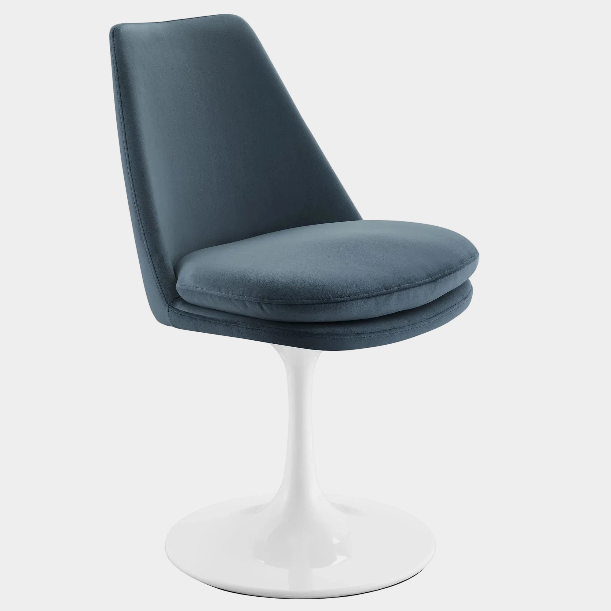 Lippa Swivel Dining Performance Velvet Side Chair