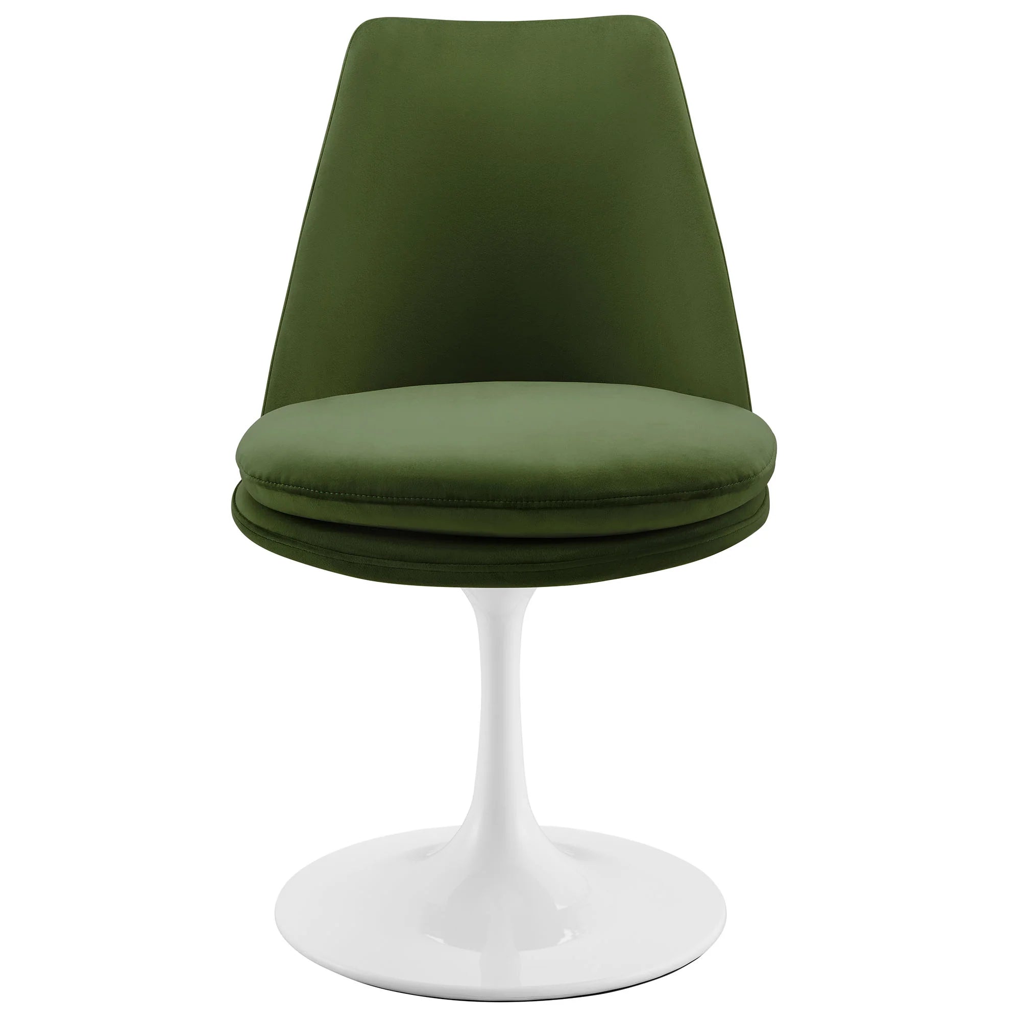 Lippa Swivel Dining Performance Velvet Side Chair