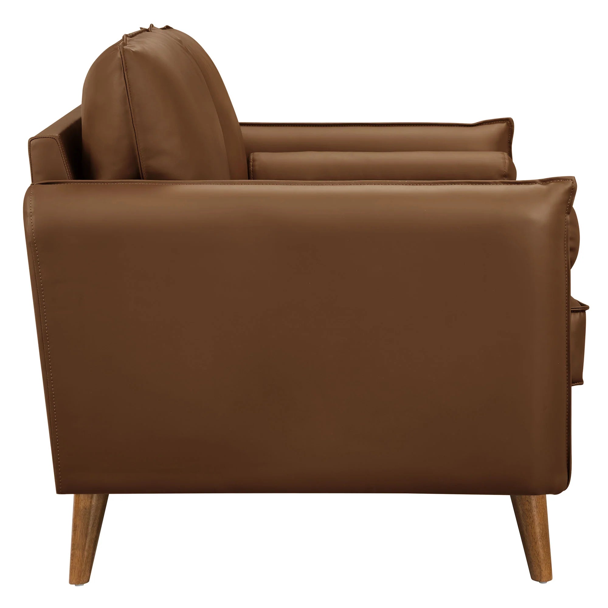 Chaise sans accoudoirs rembourrée en duvet Commix