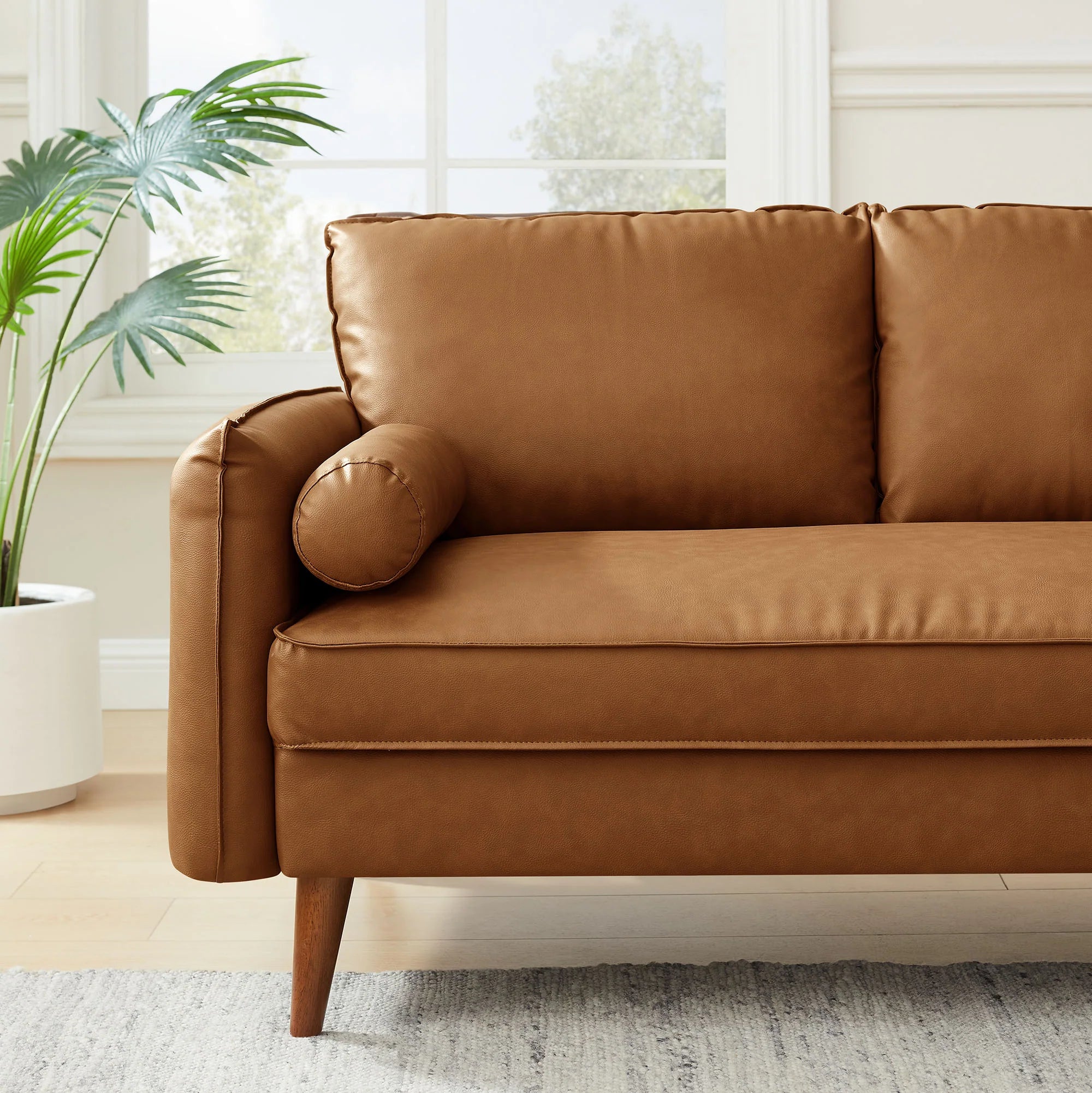 Chaise sans accoudoirs rembourrée en duvet Commix
