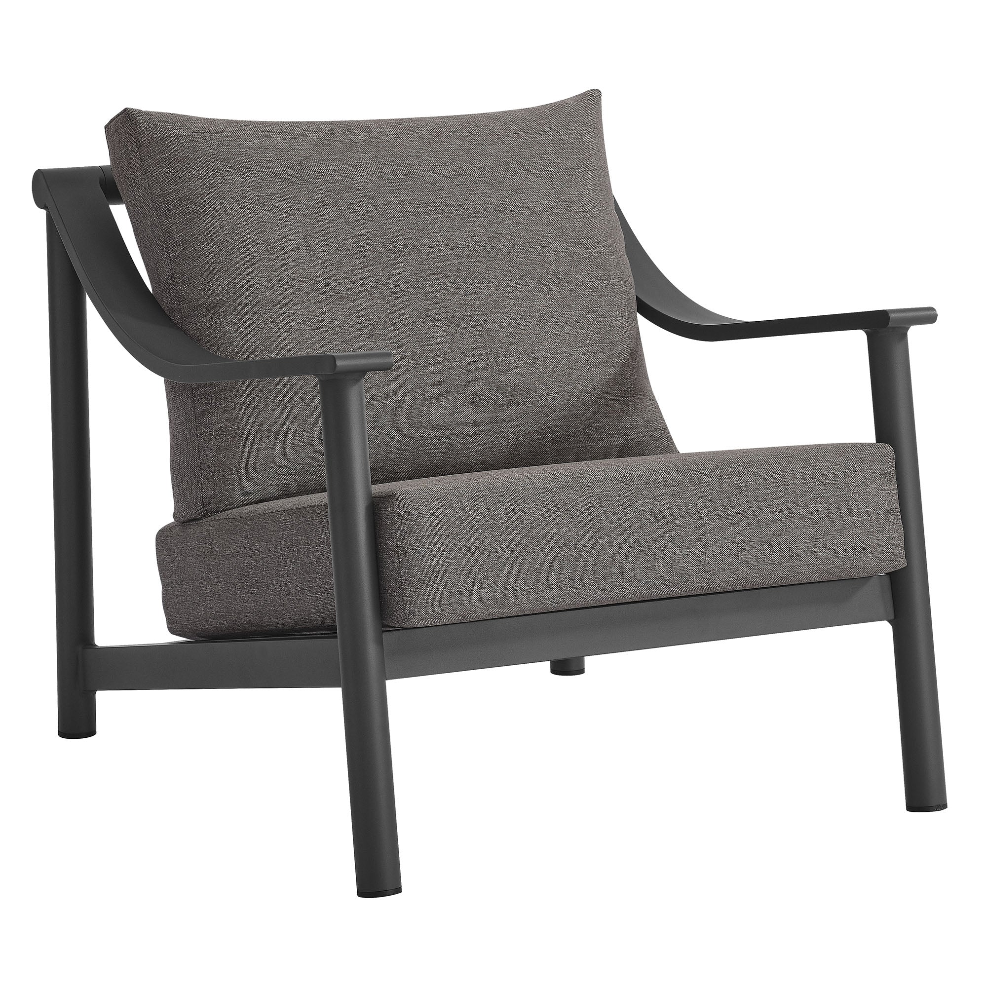 Terrace Outdoor Patio Aluminum Accent Armchair