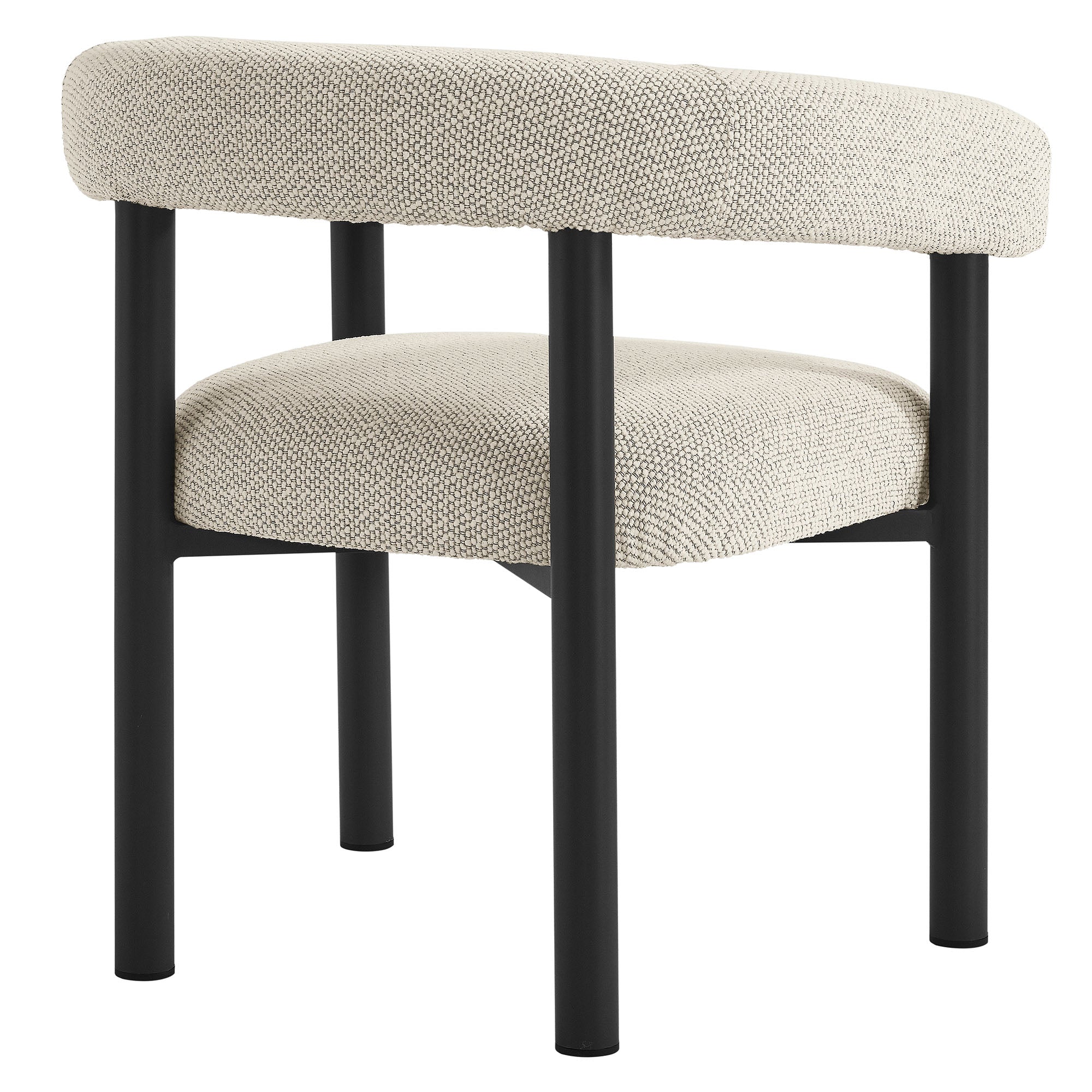 Nautica 5-Piece Round Outdoor Patio Aluminum Dining Table and Chairs Set