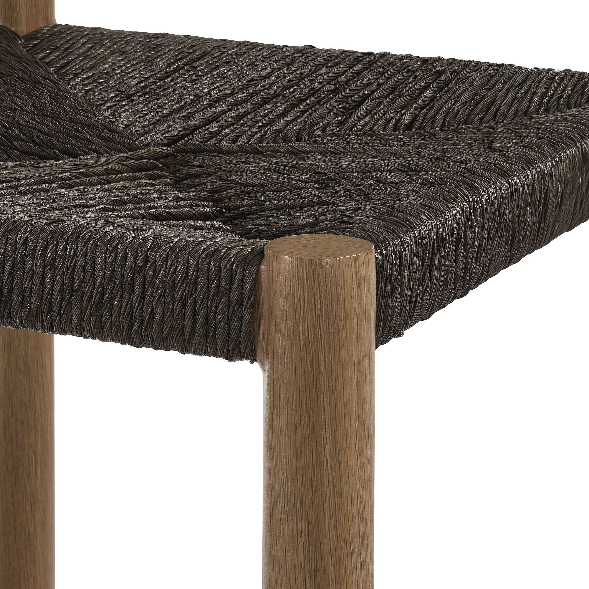Ensemble de 2 tabourets de bar en rotin et aluminium pour patio extérieur Parkland