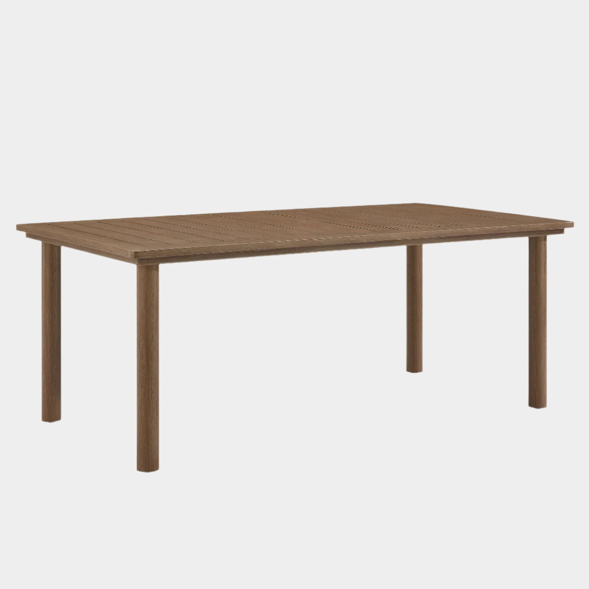 Table à manger extérieure en aluminium Parkland de 76 po