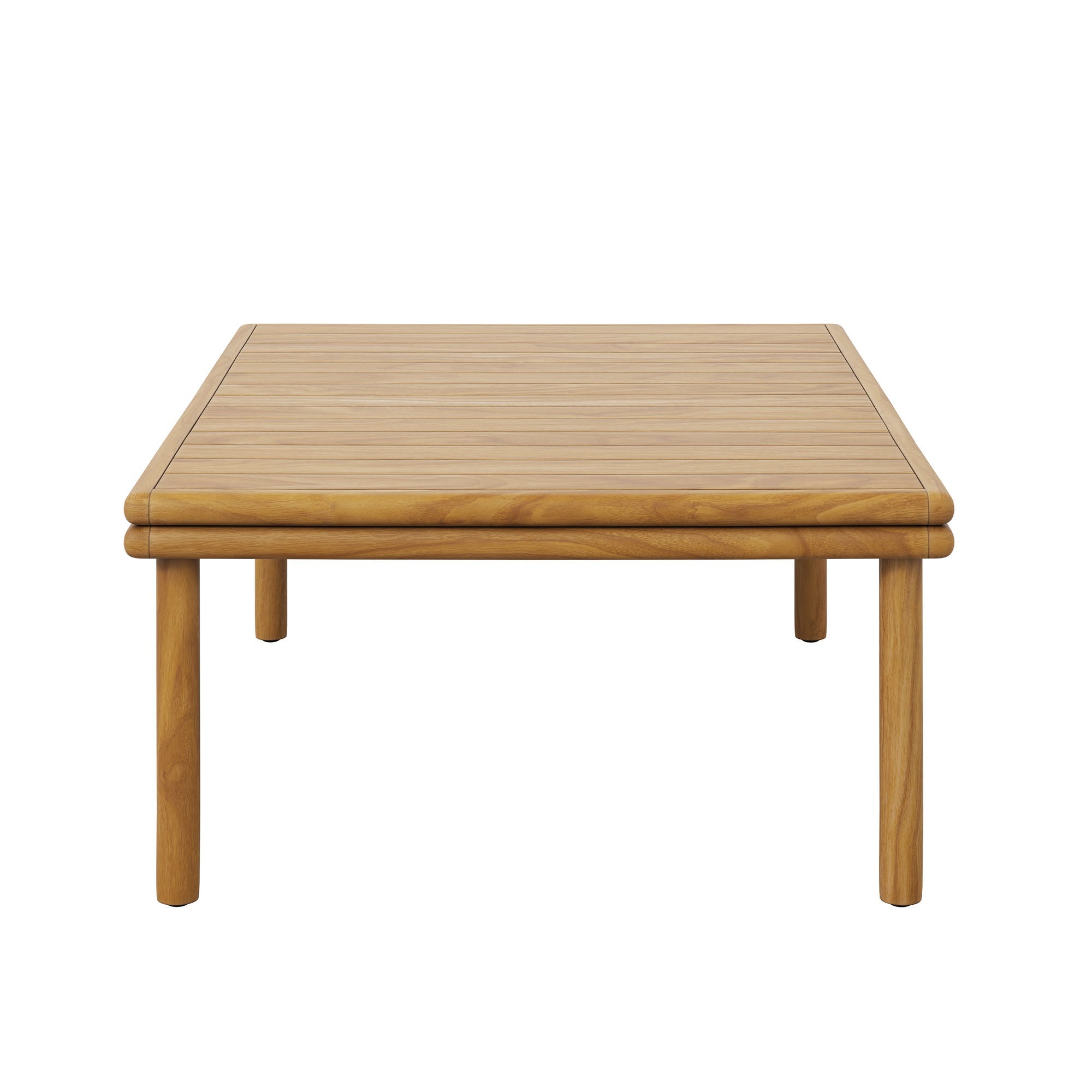 Table basse d'extérieur en teck Wren en couleur naturelle