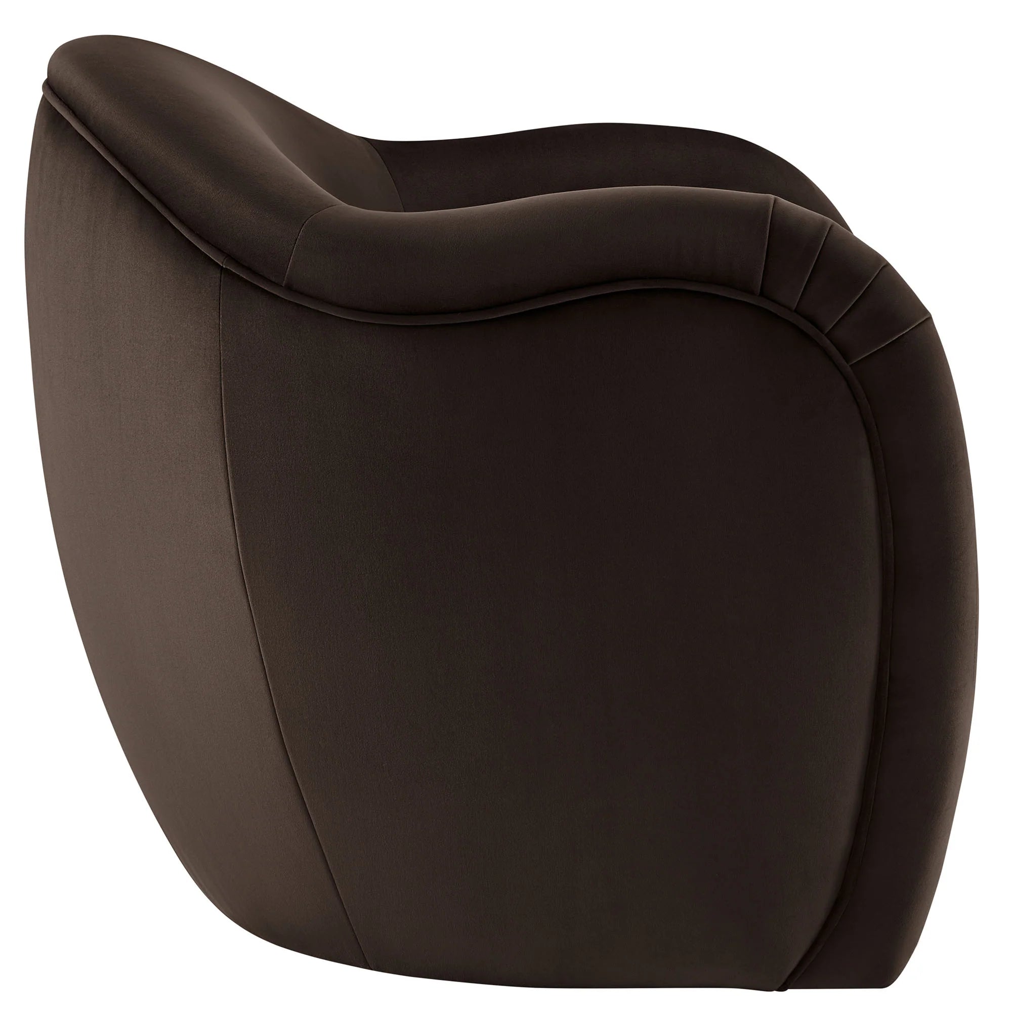 Fauteuil d'appoint en velours Compose Performance