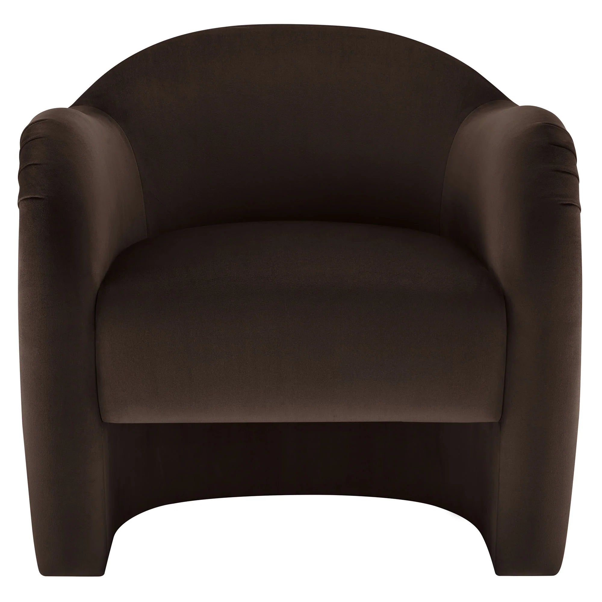 Fauteuil d'appoint en velours Compose Performance