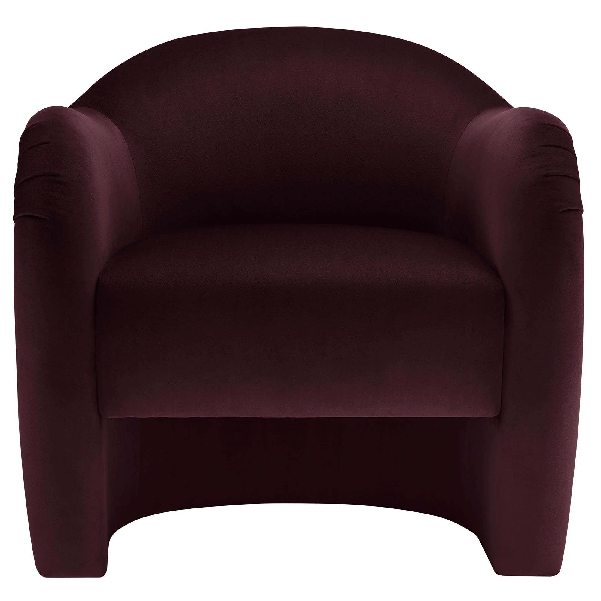 Fauteuil d'appoint en velours Compose Performance