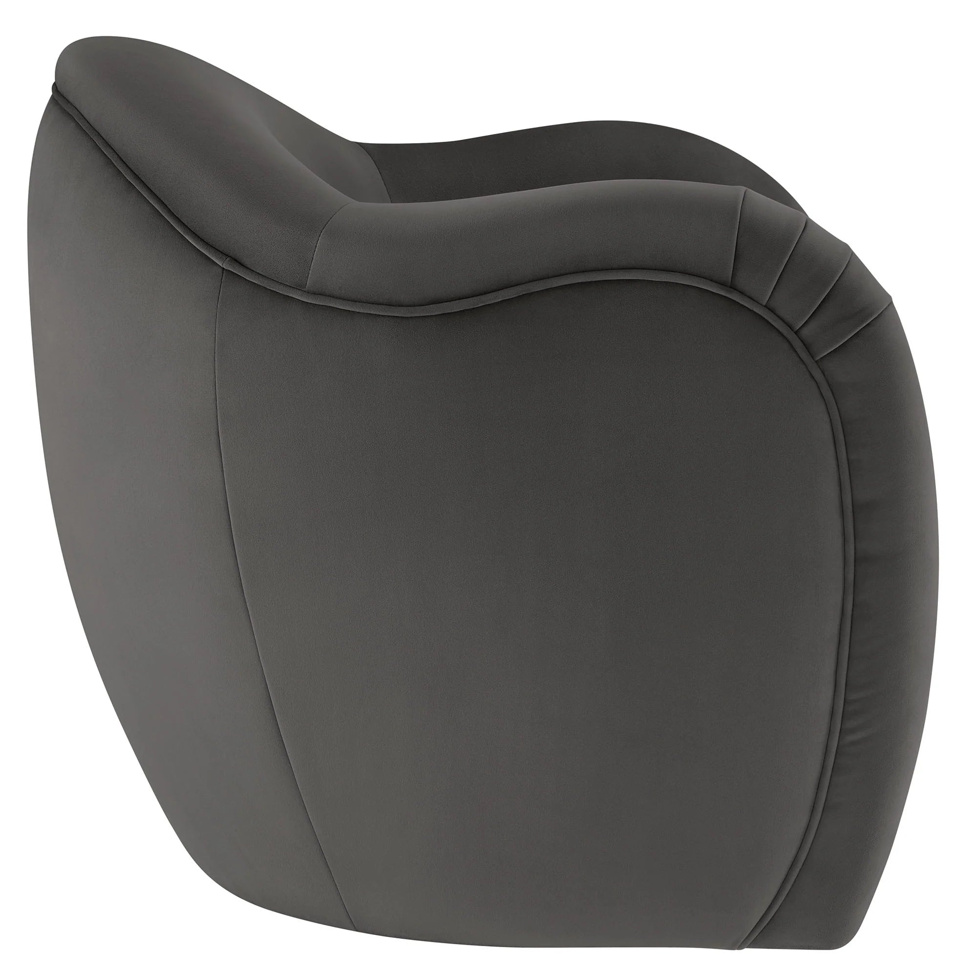 Fauteuil d'appoint en velours Compose Performance