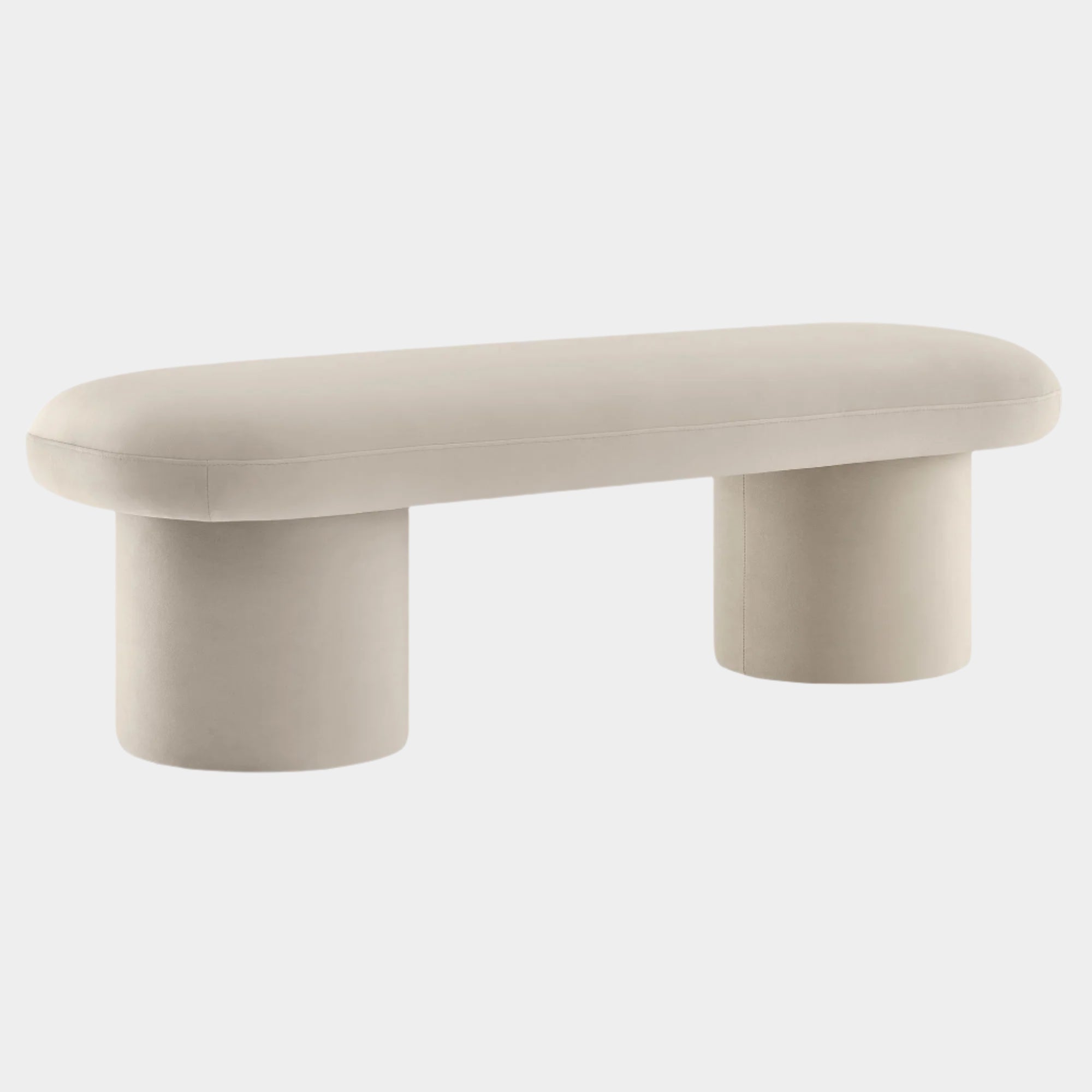 Chaise sans accoudoirs rembourrée en duvet Commix