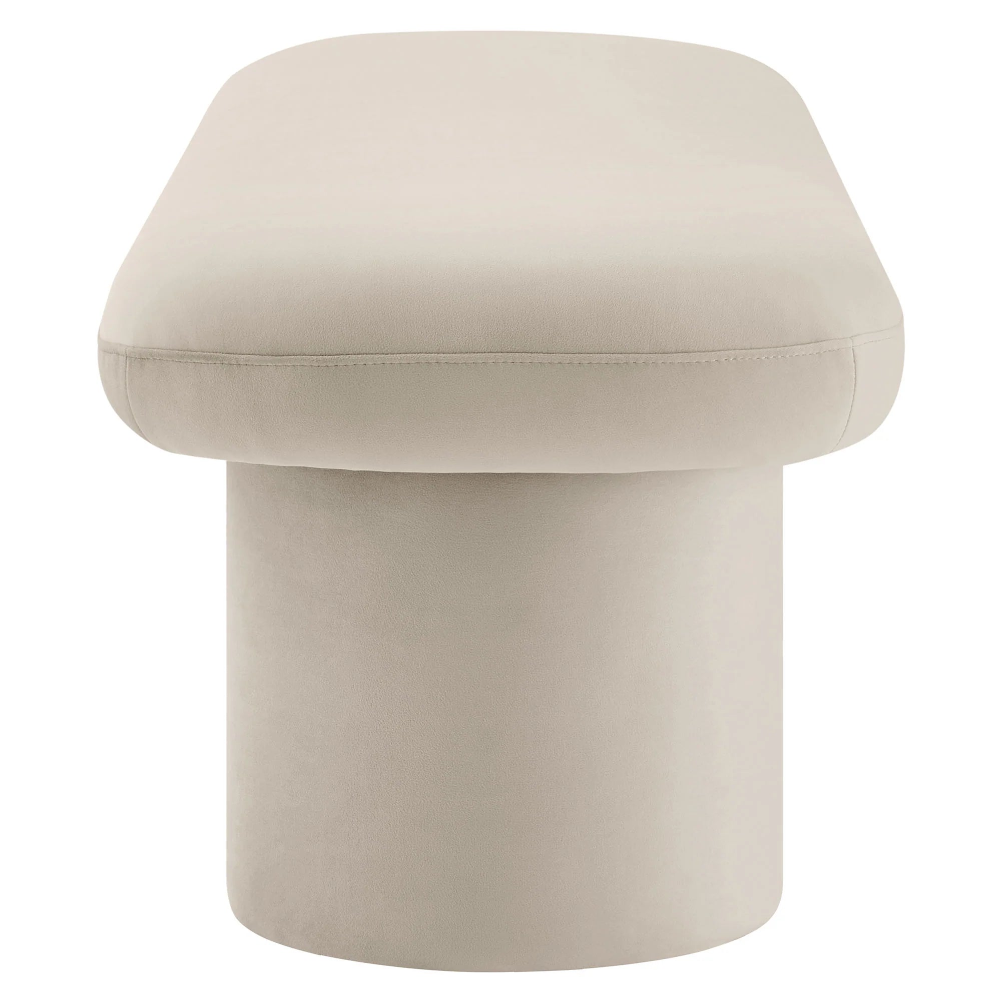 Chaise sans accoudoirs rembourrée en duvet Commix