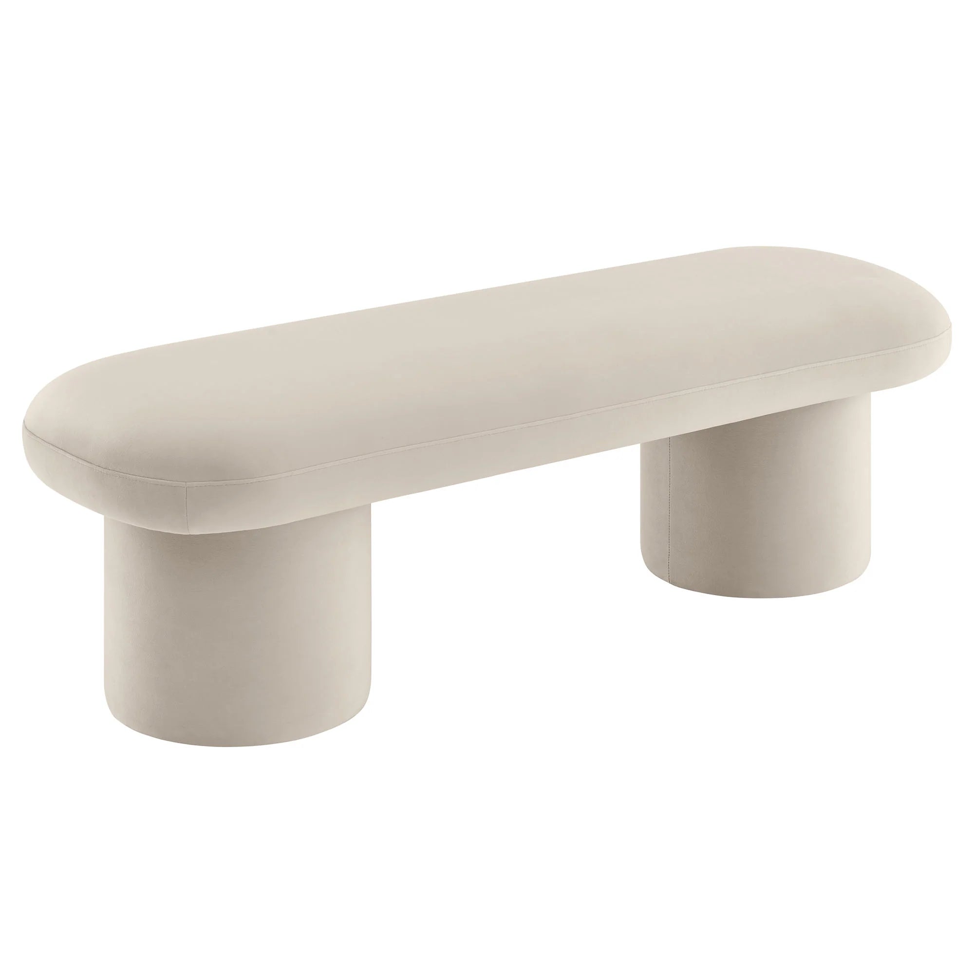 Chaise sans accoudoirs rembourrée en duvet Commix