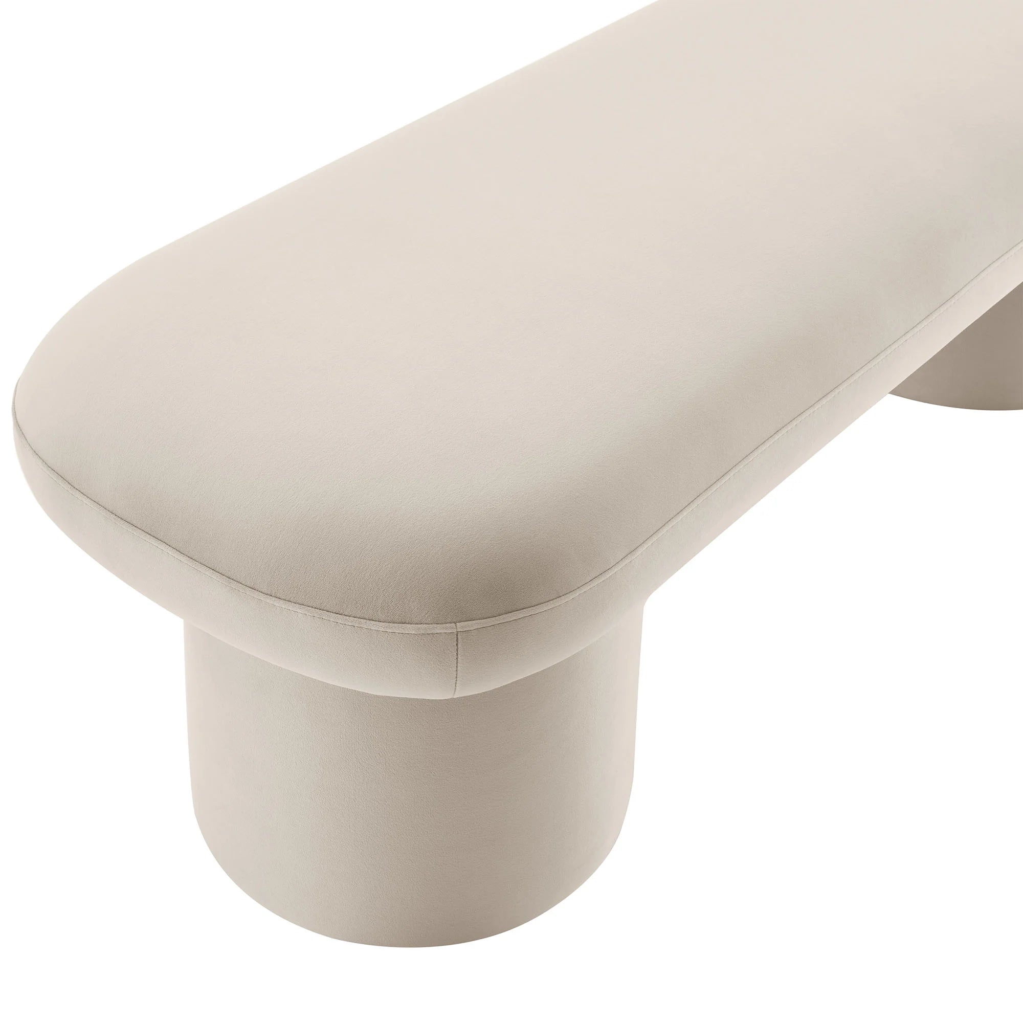 Chaise sans accoudoirs rembourrée en duvet Commix