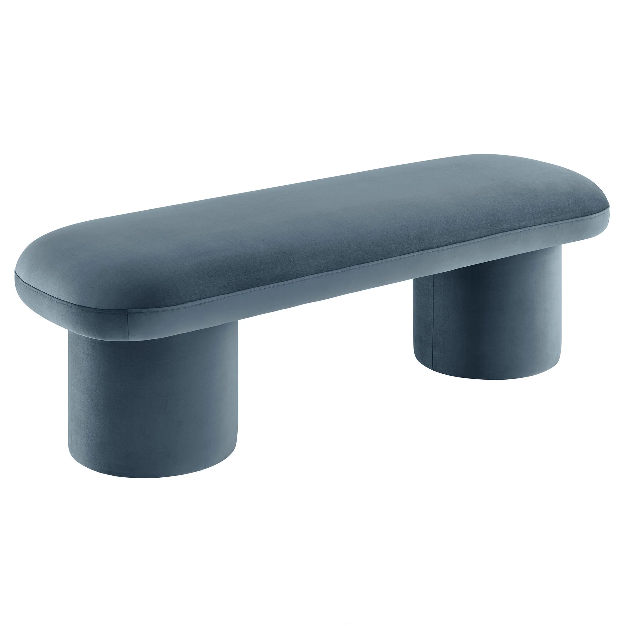 Chaise sans accoudoirs rembourrée en duvet Commix
