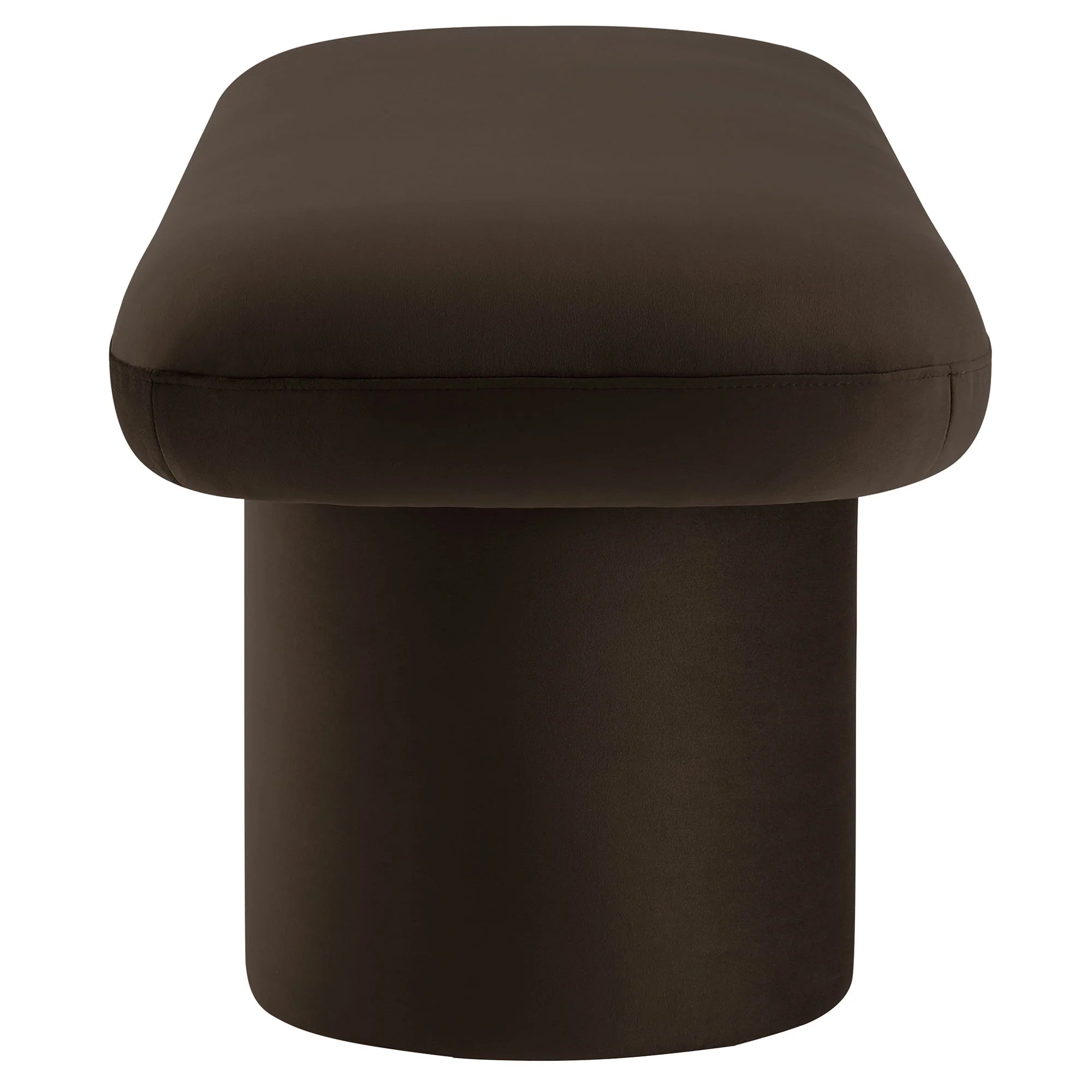 Chaise sans accoudoirs rembourrée en duvet Commix