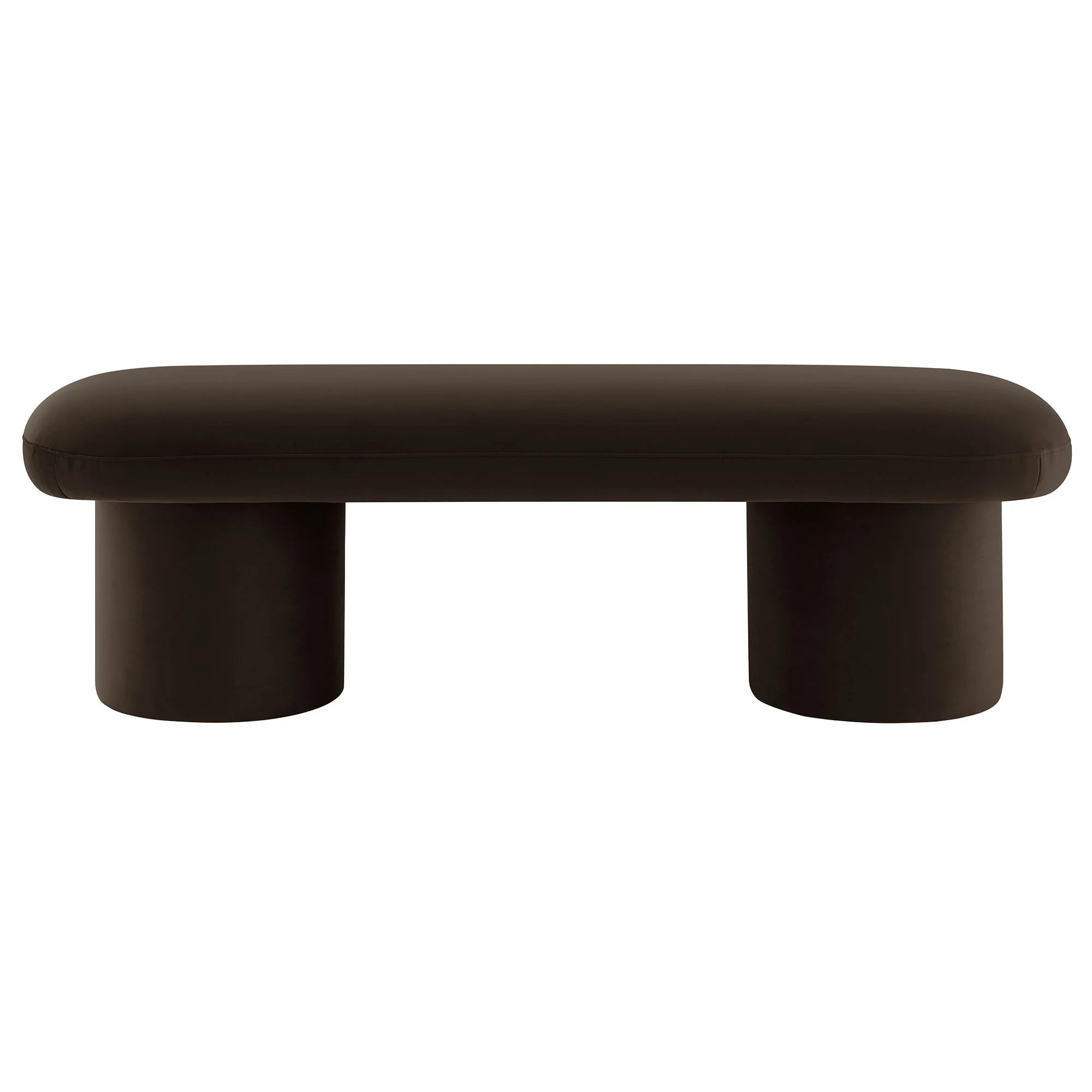 Chaise sans accoudoirs rembourrée en duvet Commix