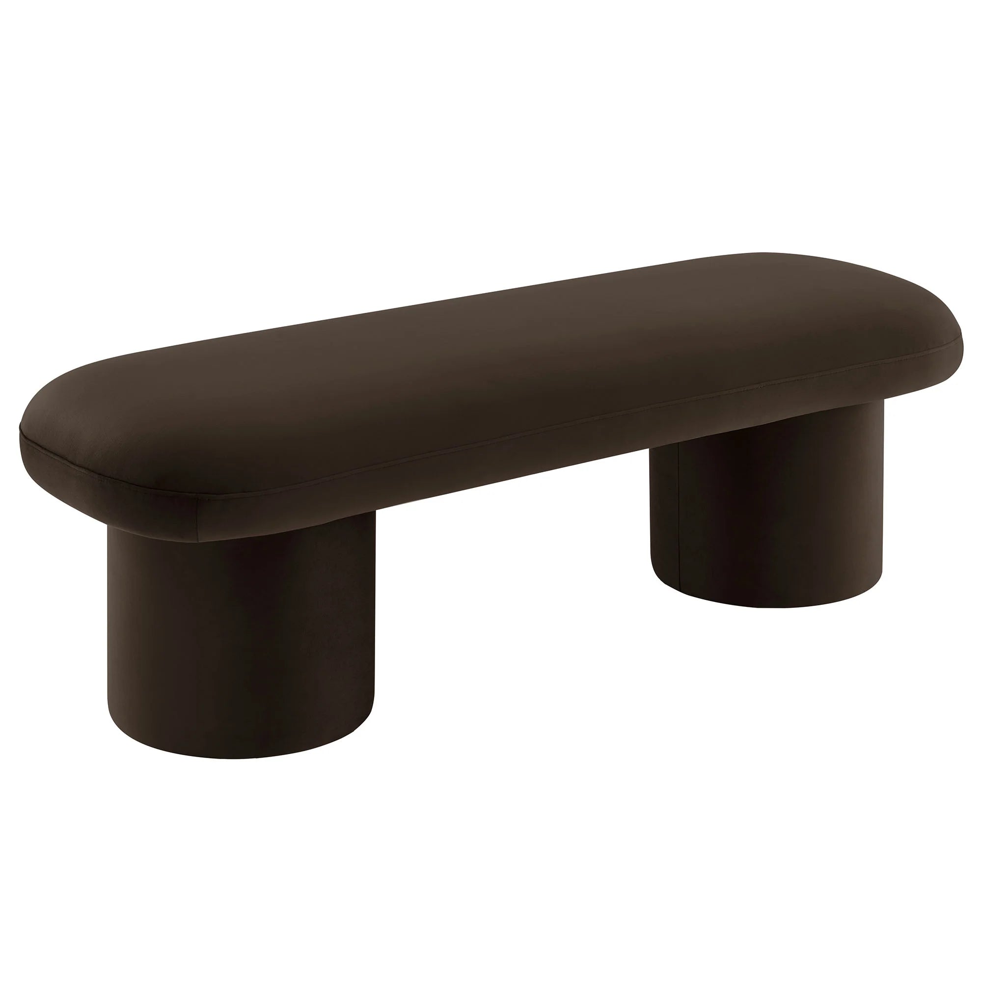 Chaise sans accoudoirs rembourrée en duvet Commix
