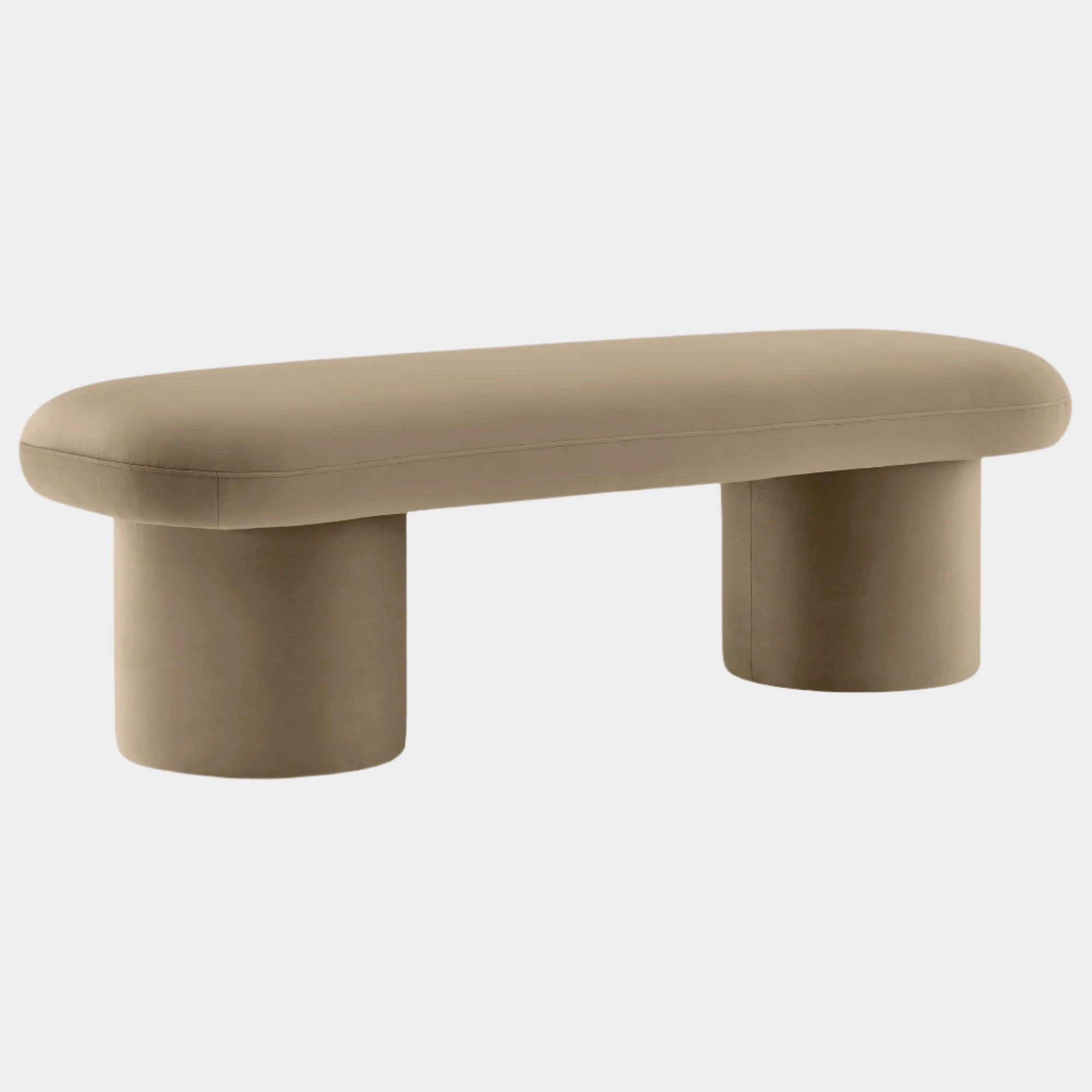 Chaise sans accoudoirs rembourrée en duvet Commix