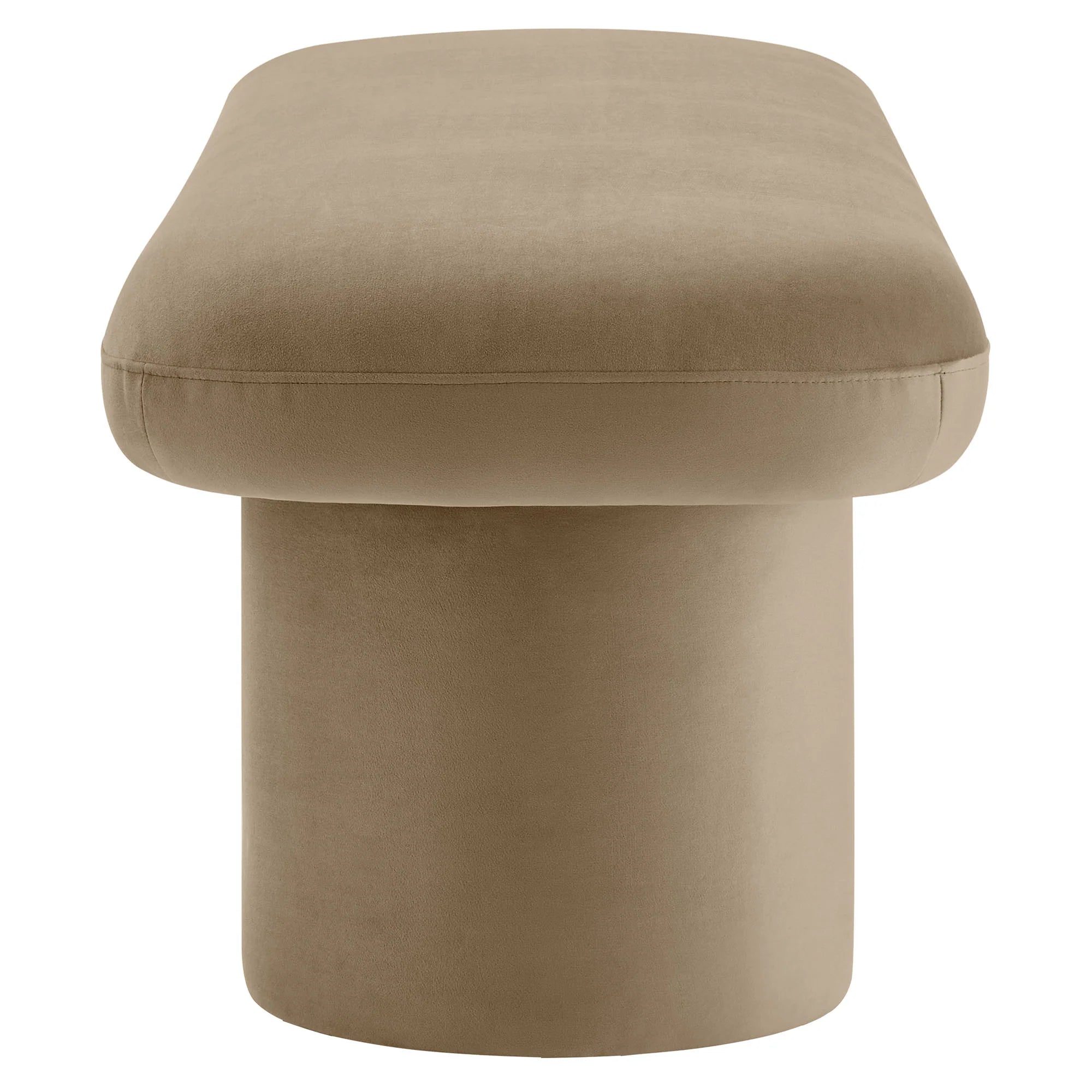 Chaise sans accoudoirs rembourrée en duvet Commix