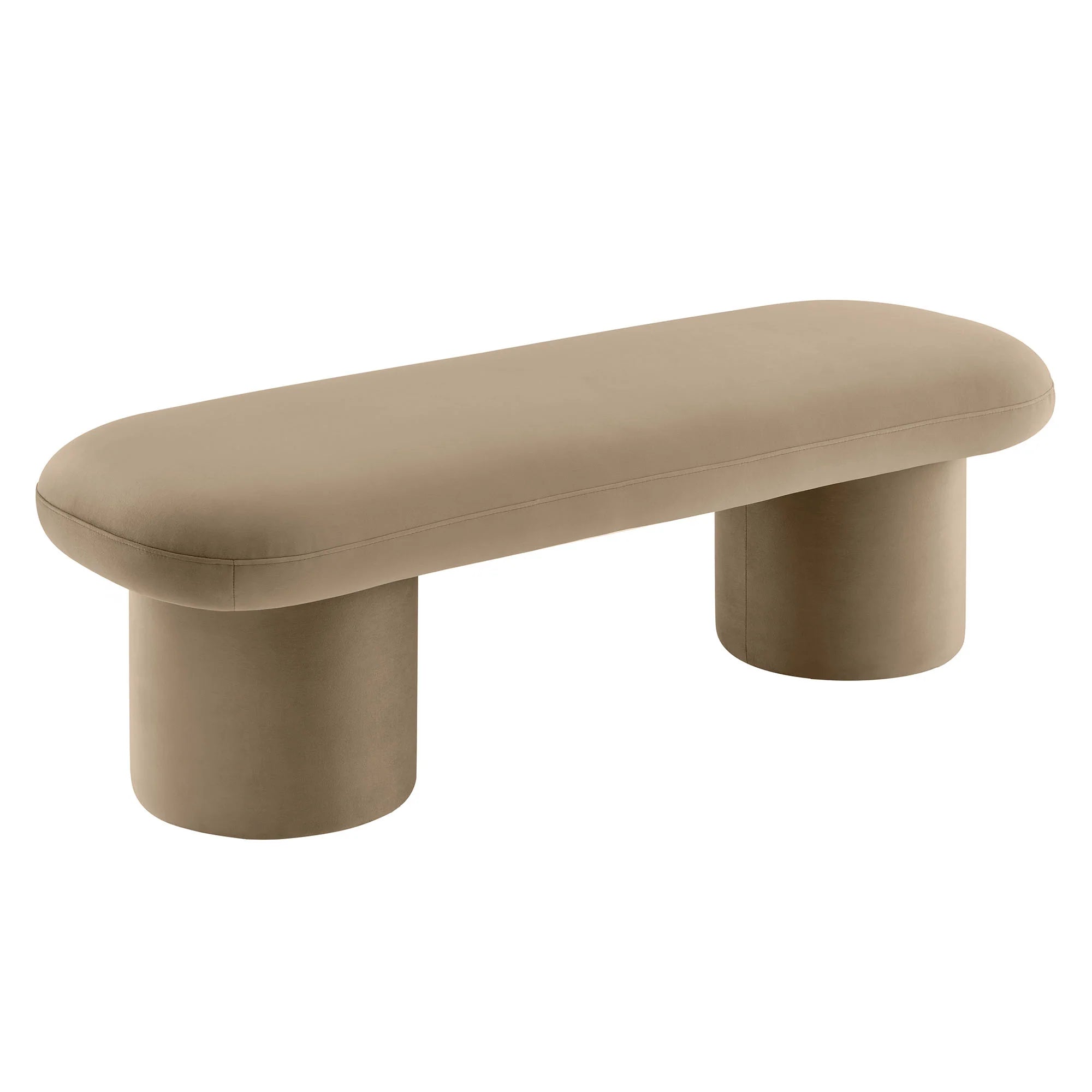 Chaise sans accoudoirs rembourrée en duvet Commix