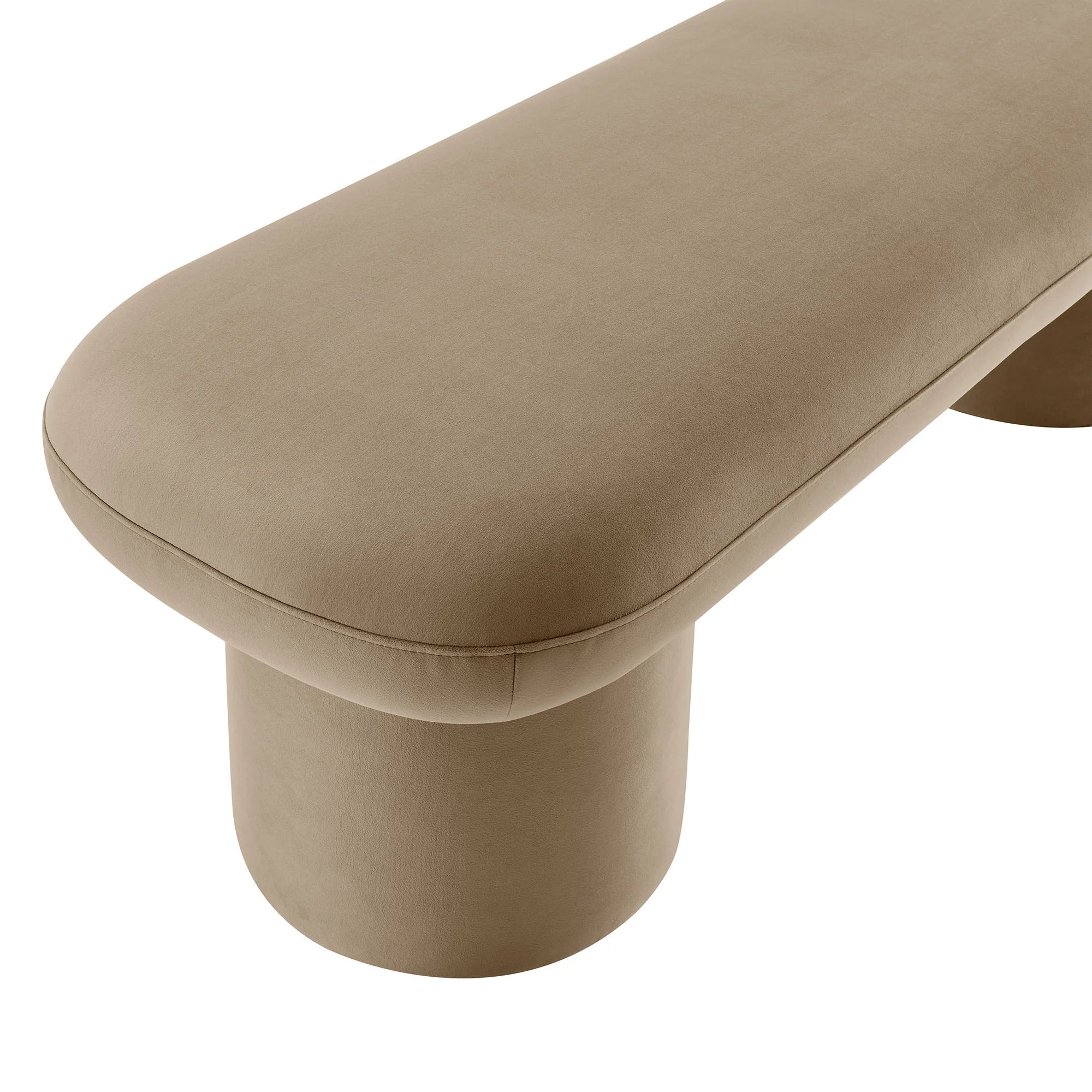 Chaise sans accoudoirs rembourrée en duvet Commix