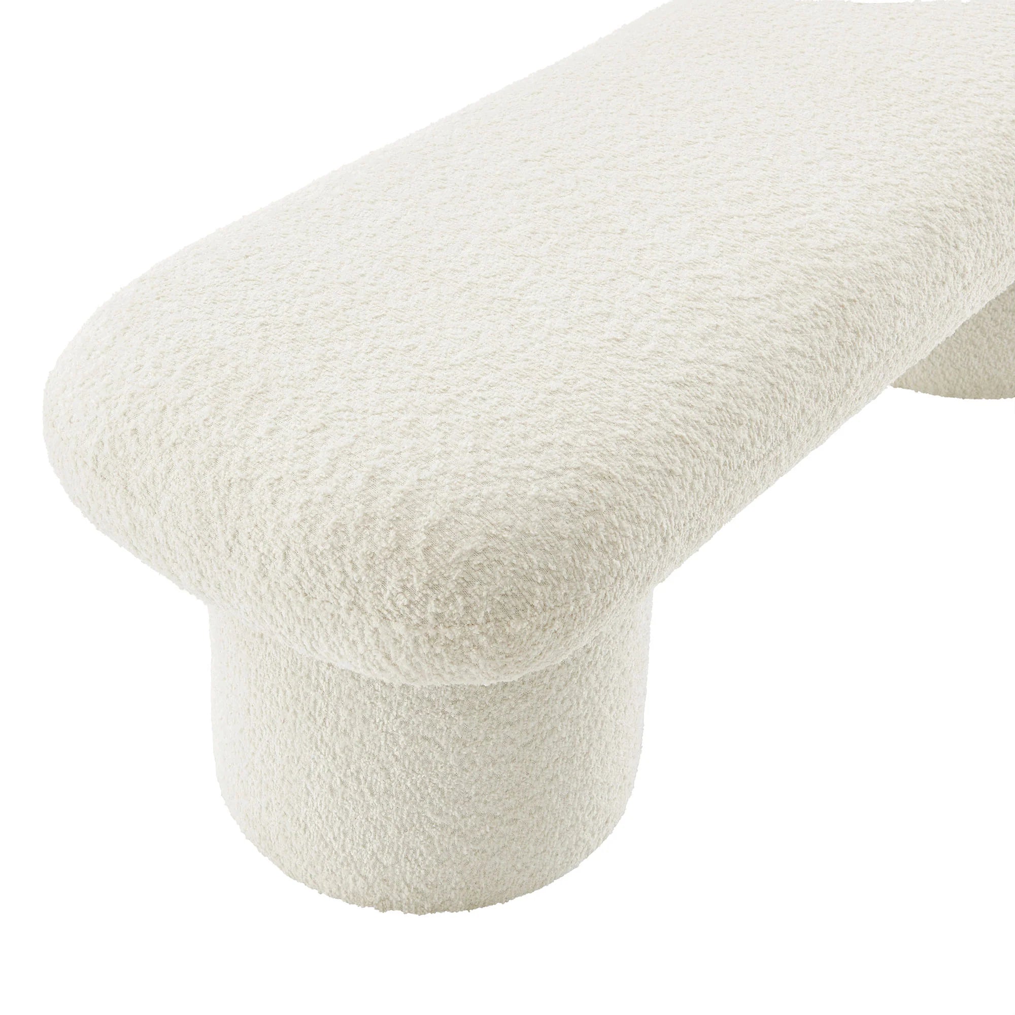 Chaise sans accoudoirs rembourrée en duvet Commix