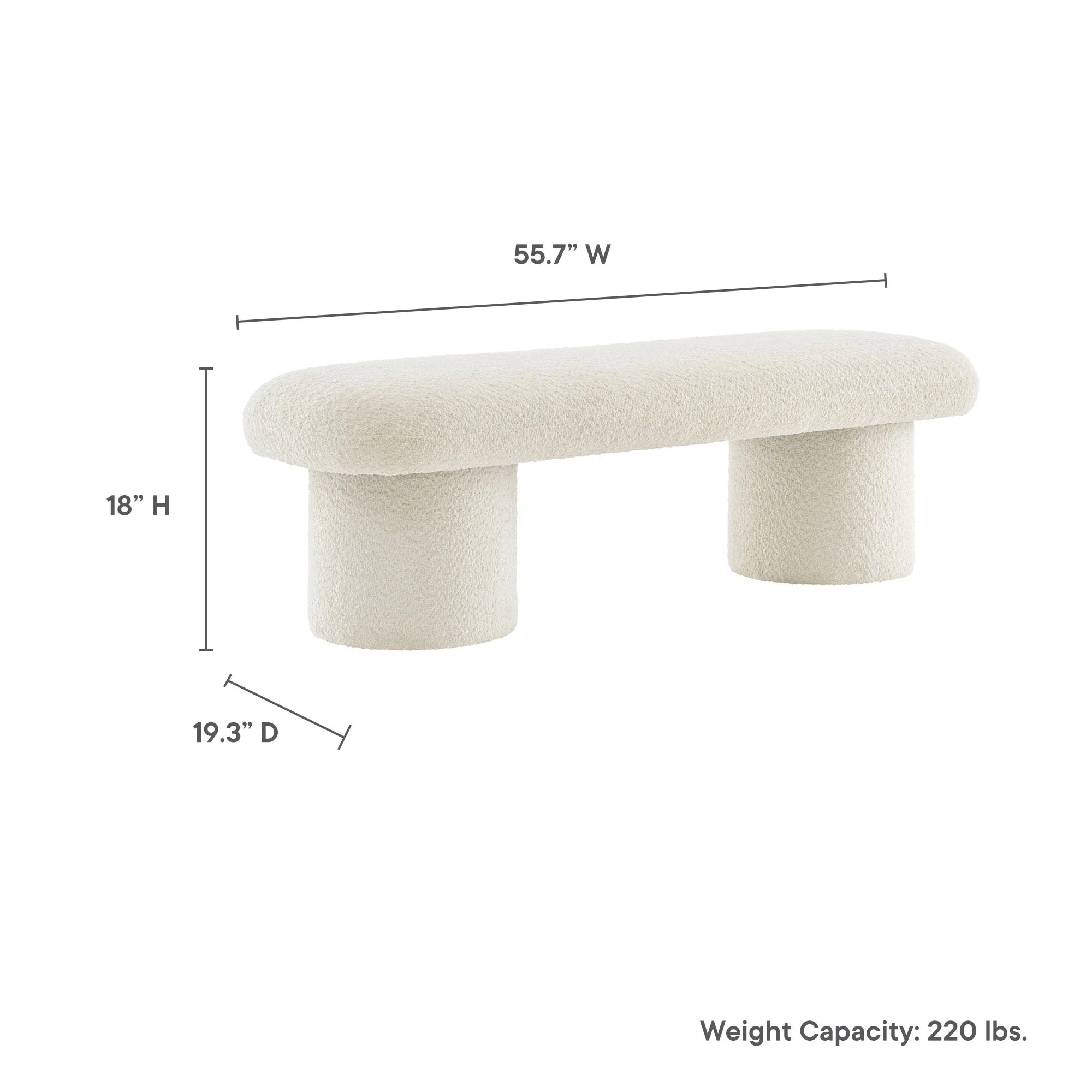 Chaise sans accoudoirs rembourrée en duvet Commix