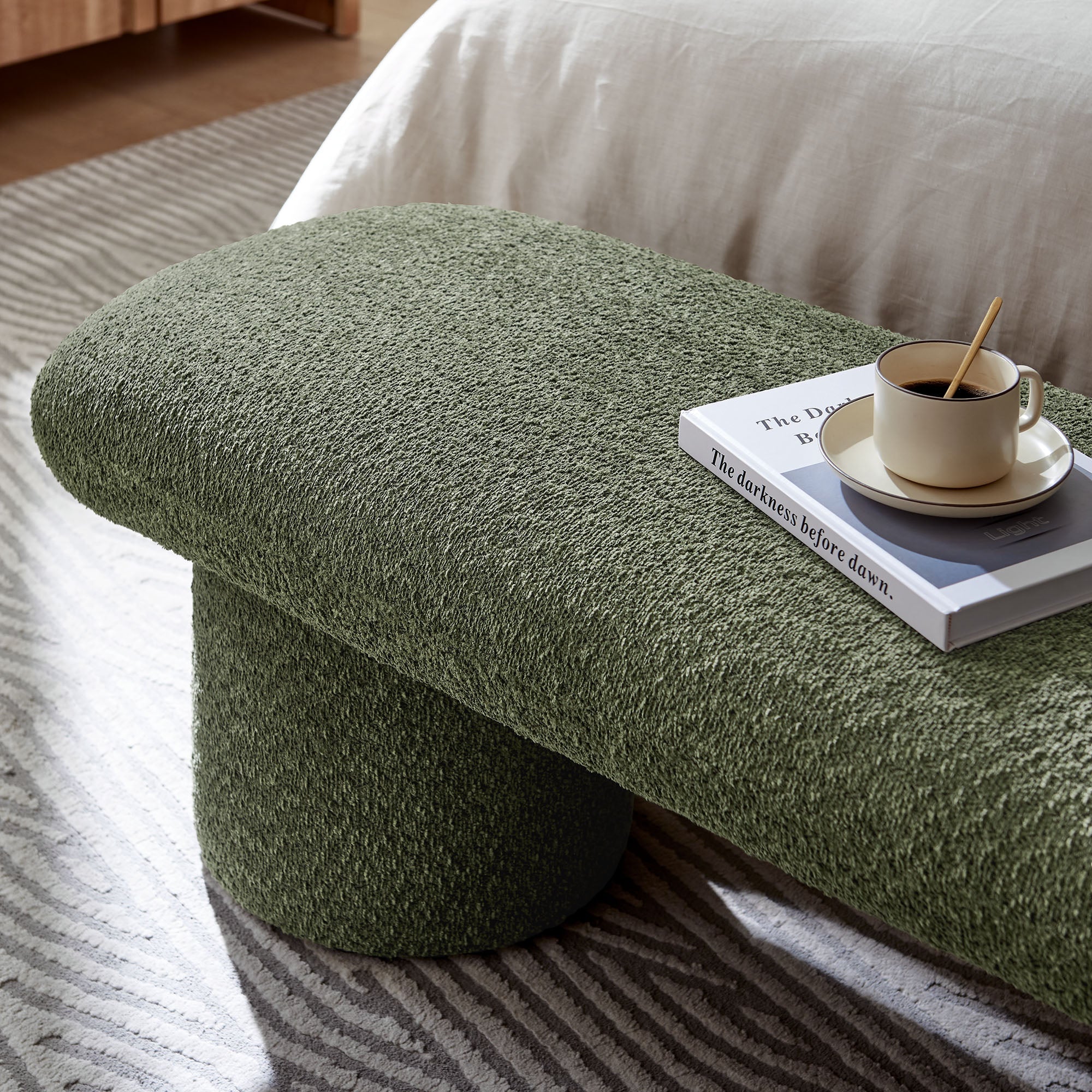 Chaise sans accoudoirs rembourrée en duvet Commix