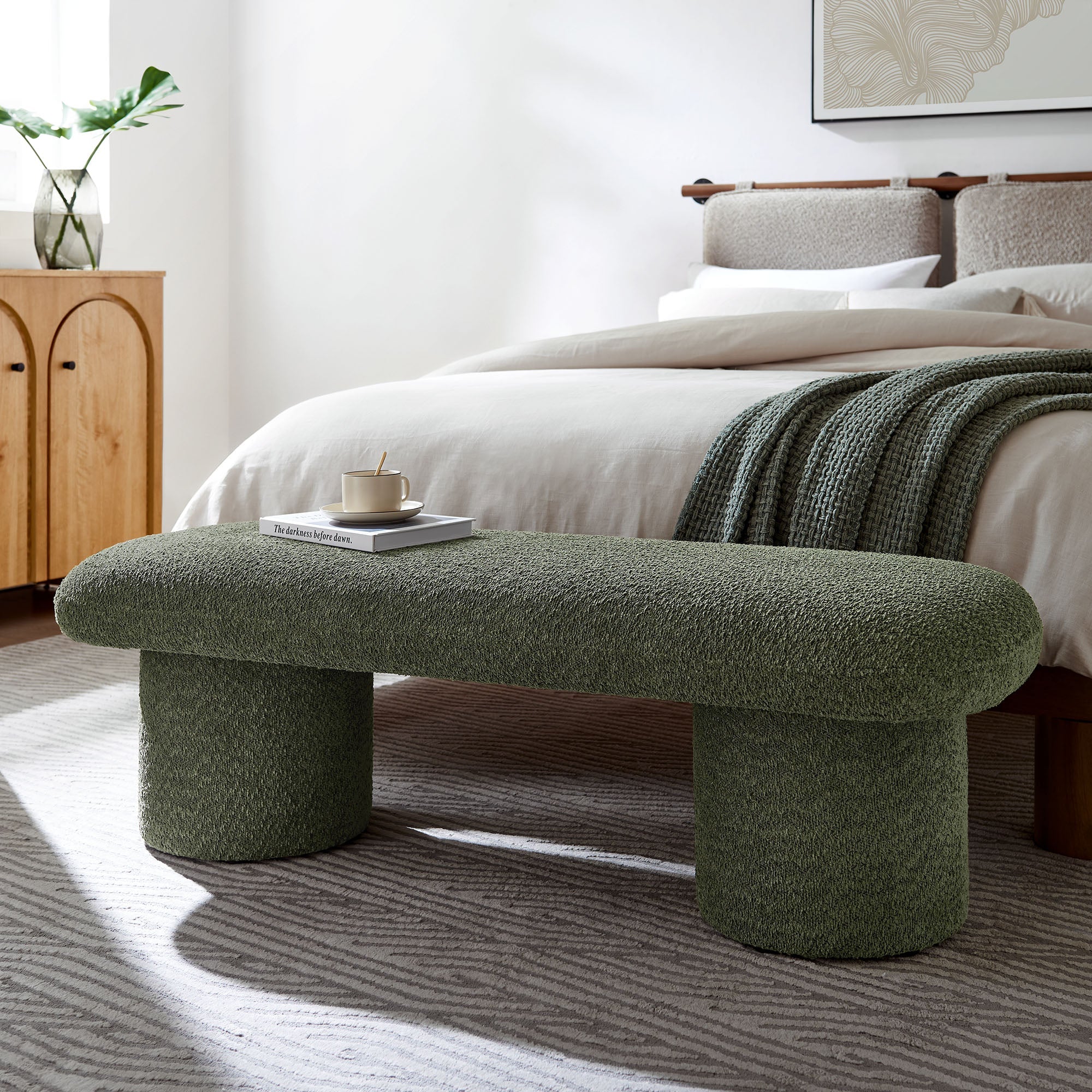 Chaise sans accoudoirs rembourrée en duvet Commix