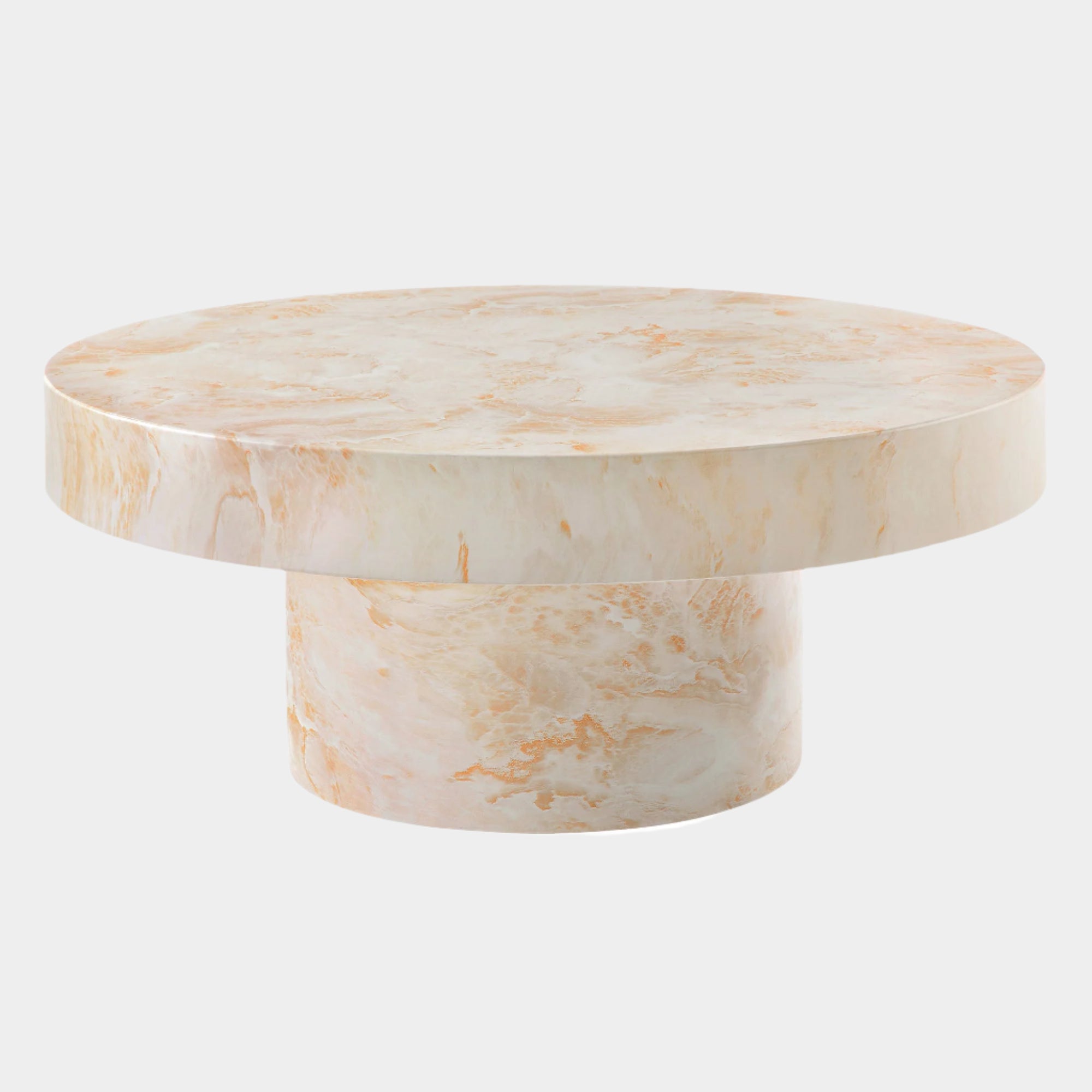 Alora Indoor - Outdoor Patio Concrete Round Coffee Table