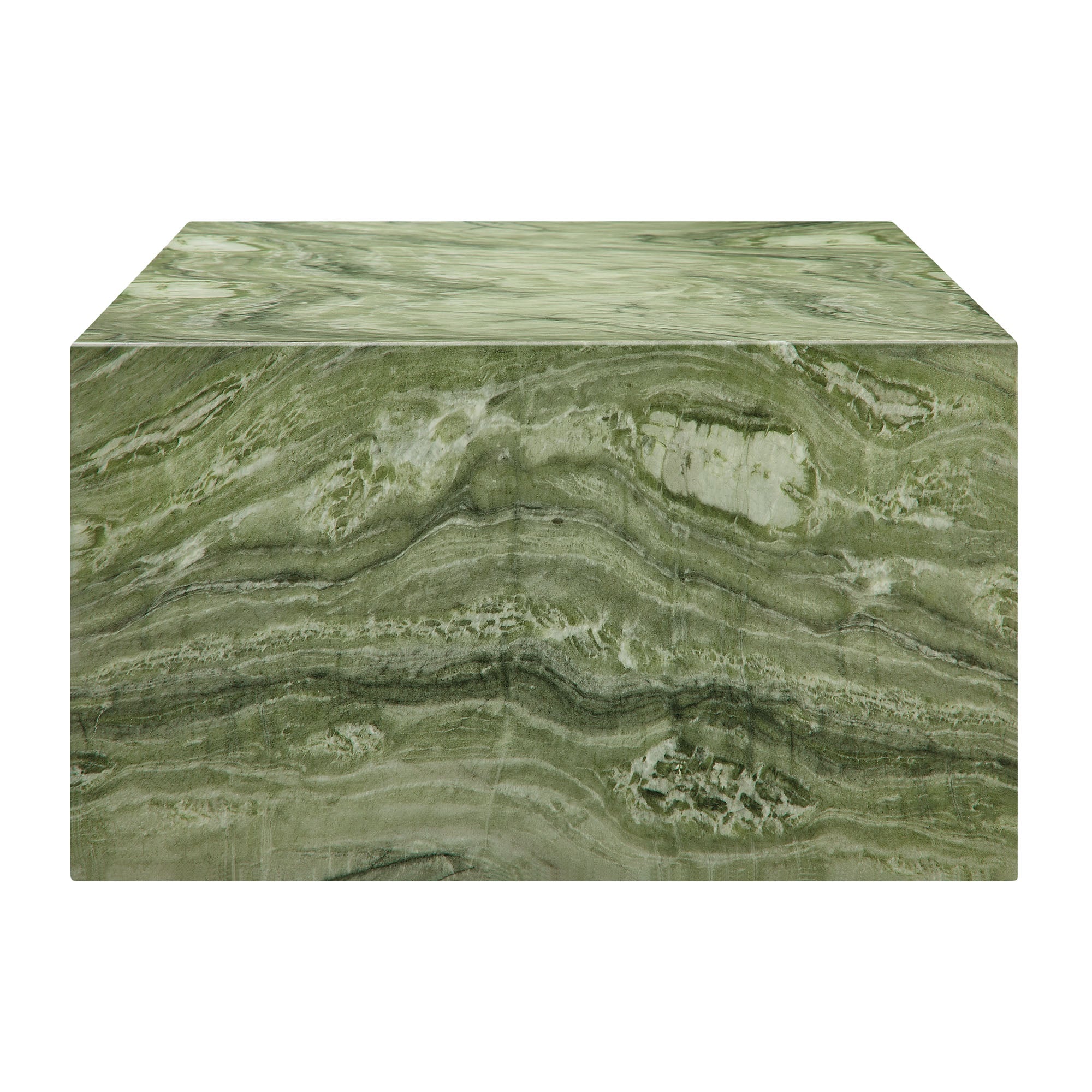 Table basse carrée en béton pour patio intérieur et extérieur Jordana