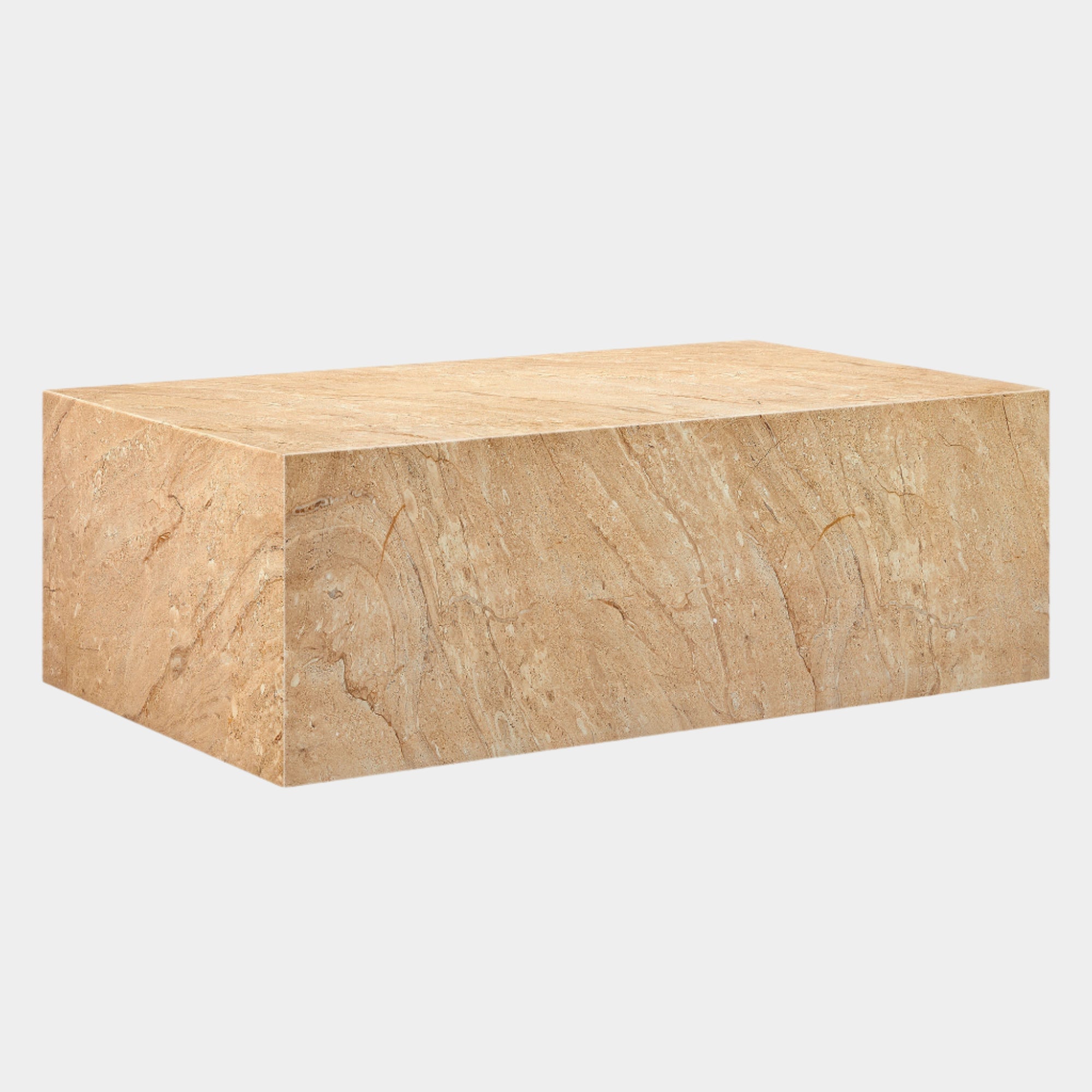 Table basse carrée en béton pour patio intérieur et extérieur Jordana