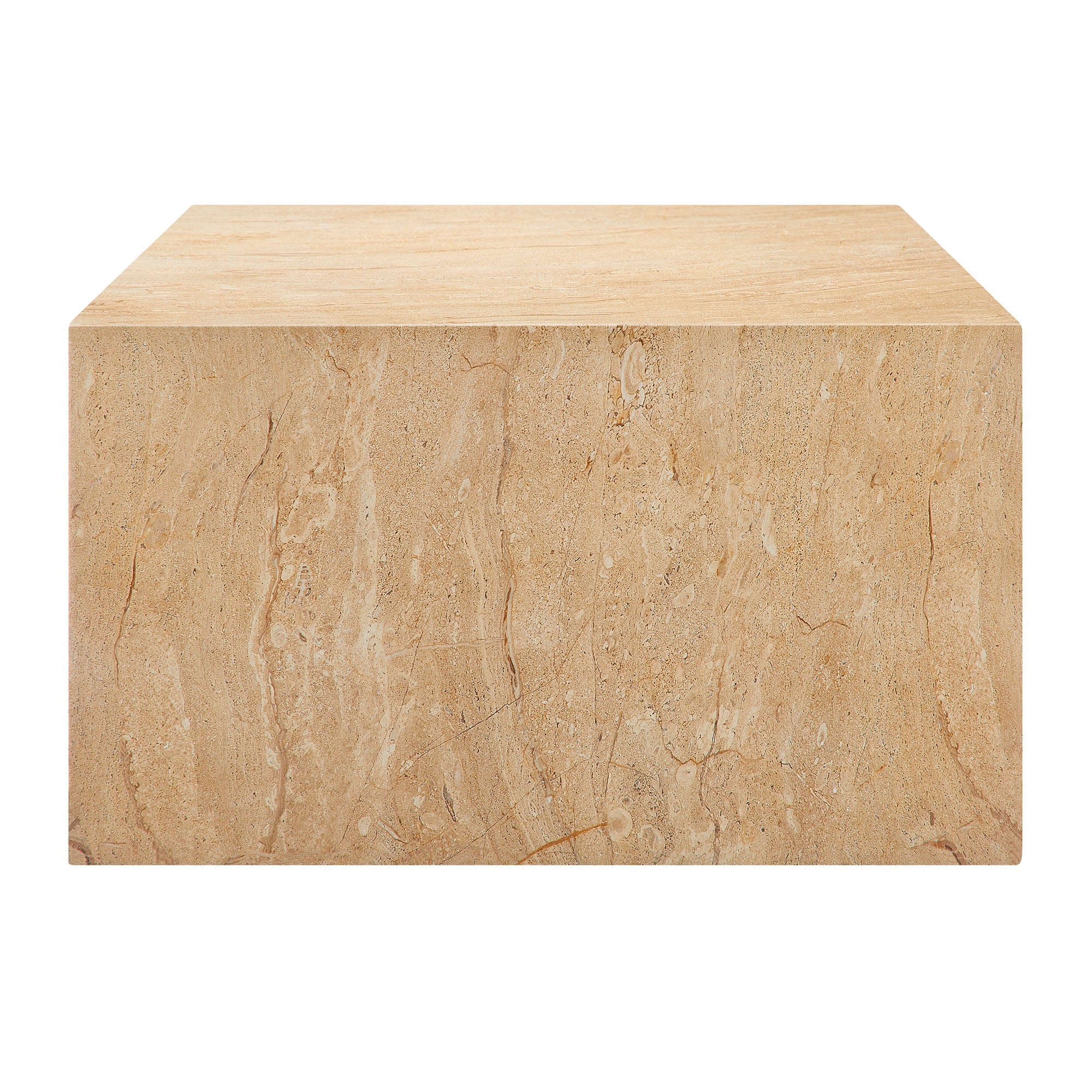 Table basse carrée en béton pour patio intérieur et extérieur Jordana