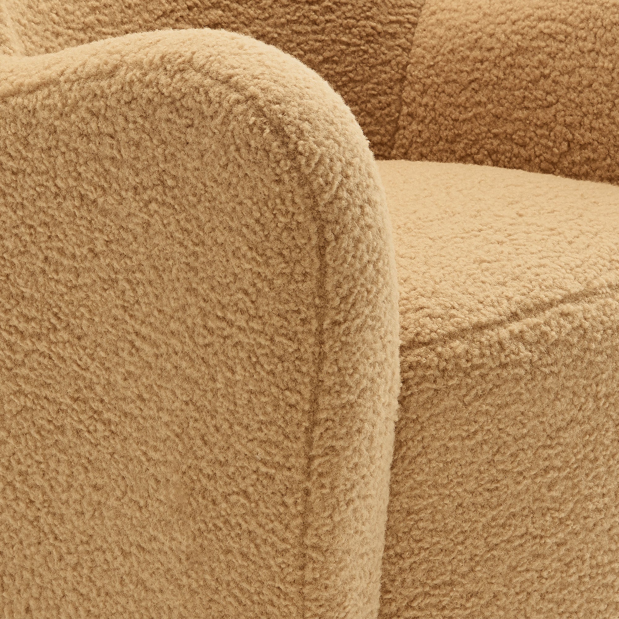 Montrose Wingback Sherpa Swivel Accent Chair