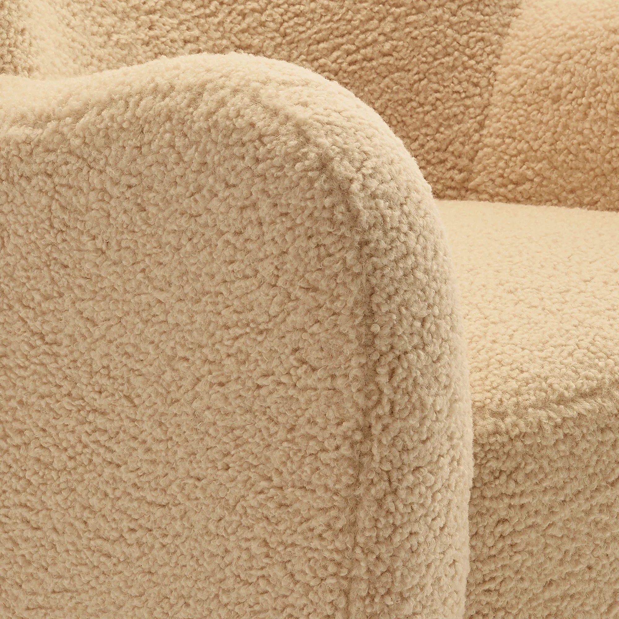 Fauteuil d'appoint pivotant Montrose Wingback Sherpa