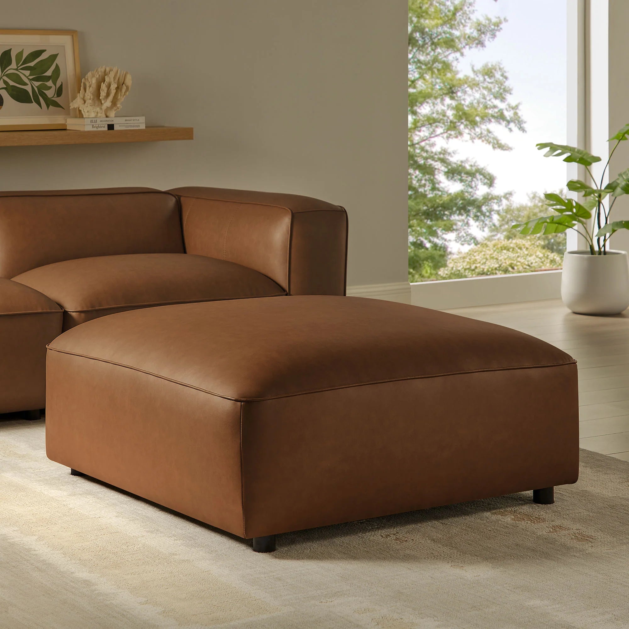 Chaise sans accoudoirs rembourrée en duvet Commix