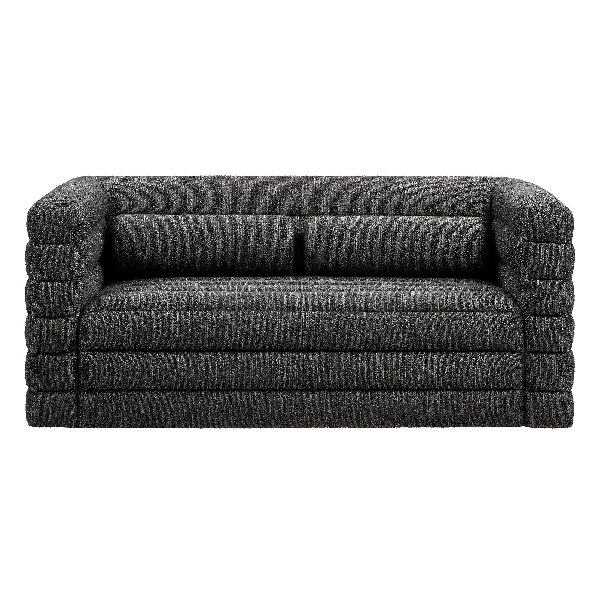 Chaise sans accoudoirs rembourrée en duvet Commix