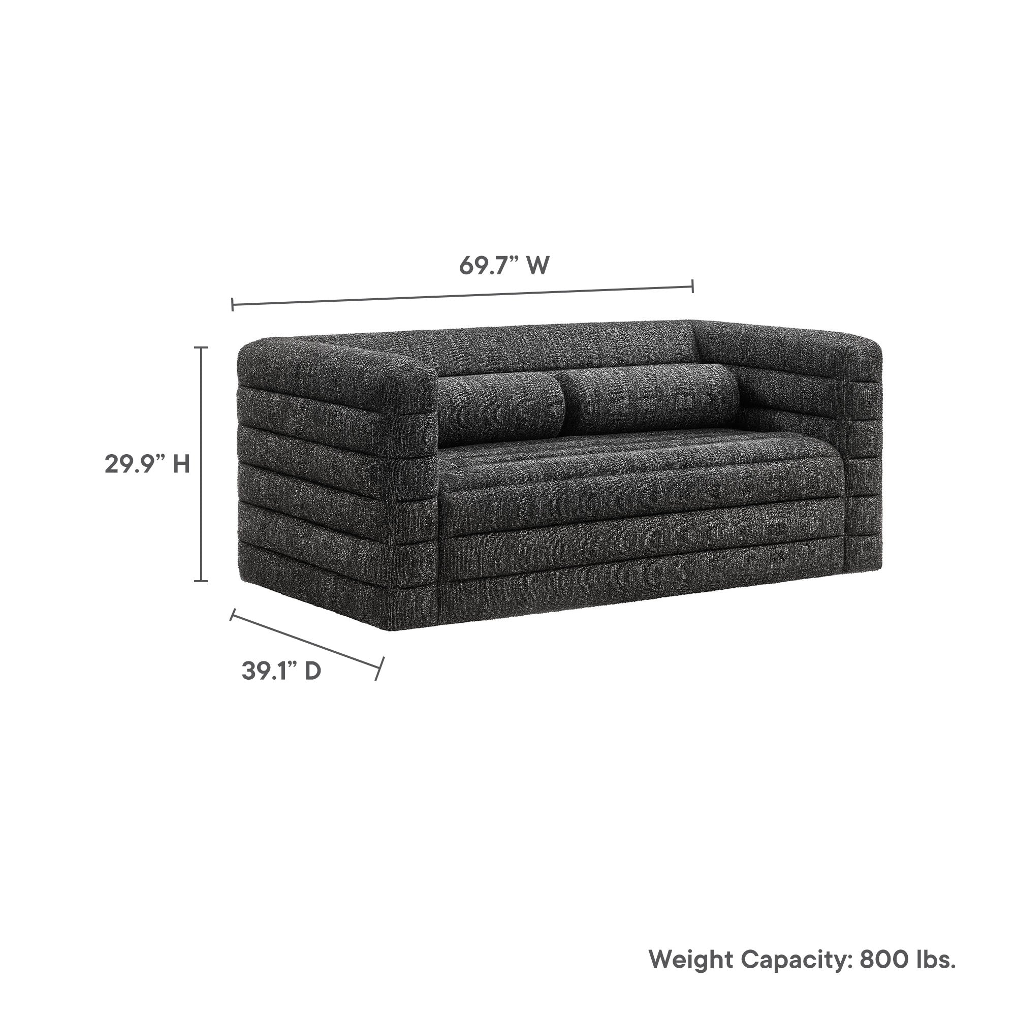 Chaise sans accoudoirs rembourrée en duvet Commix