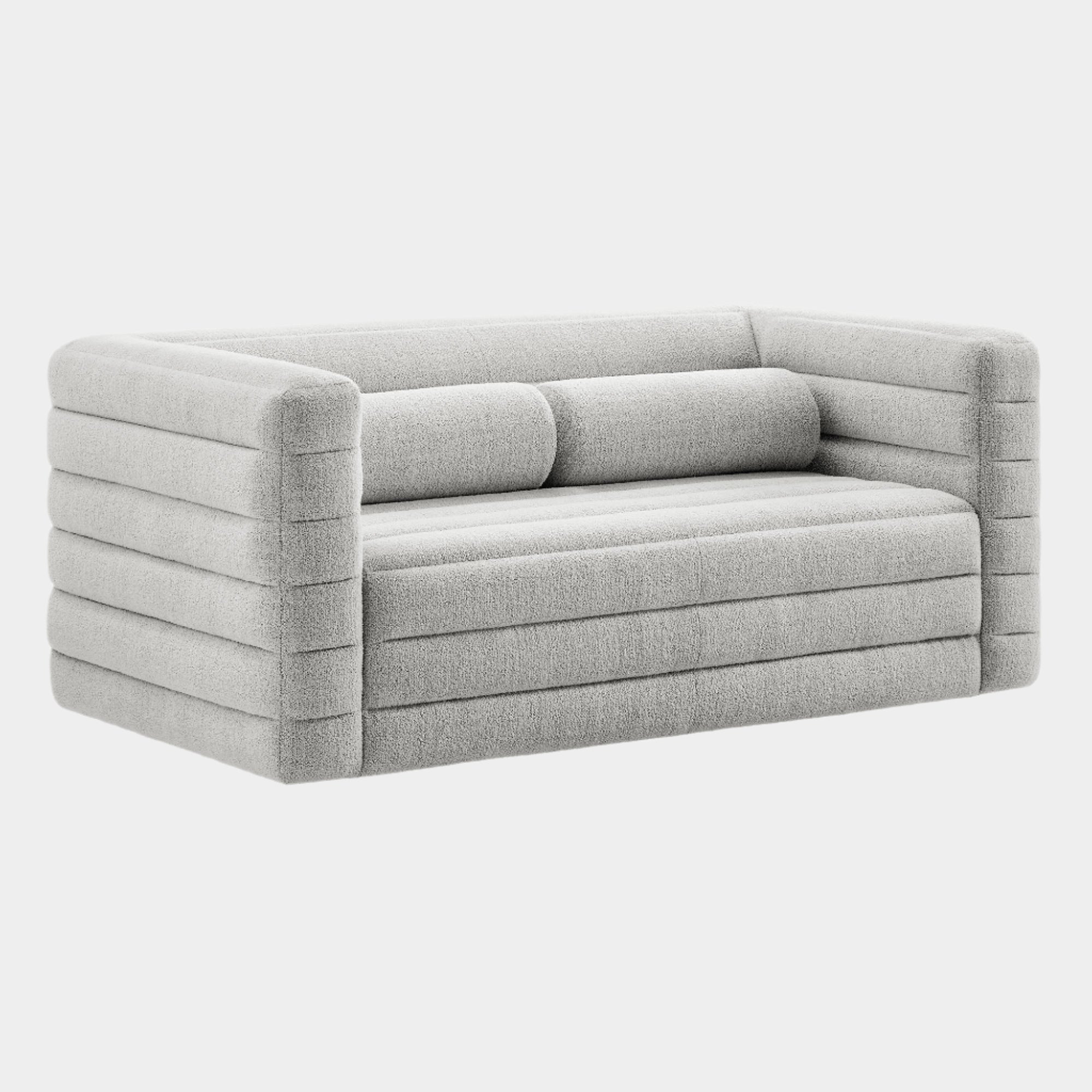 Chaise sans accoudoirs rembourrée en duvet Commix