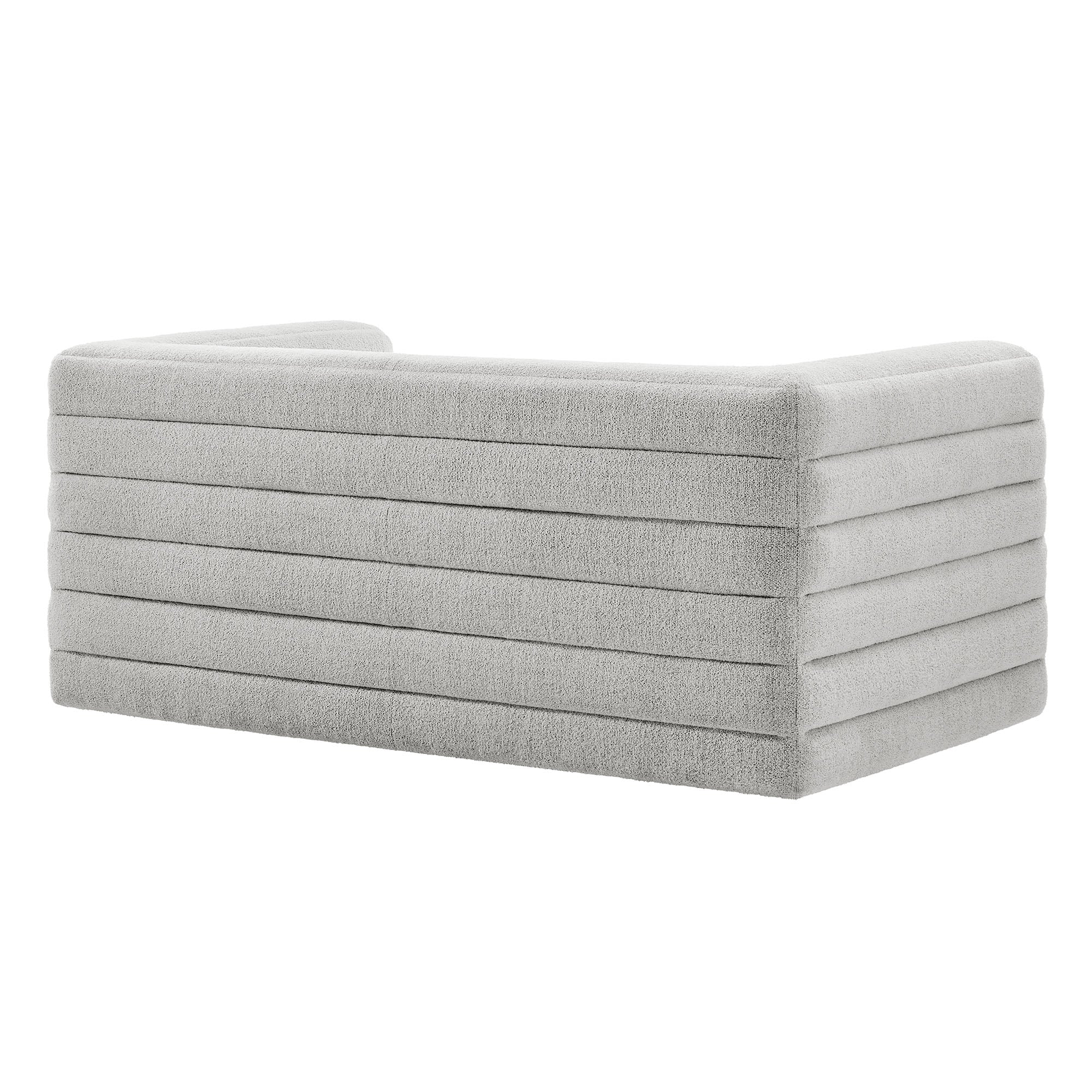 Chaise sans accoudoirs rembourrée en duvet Commix